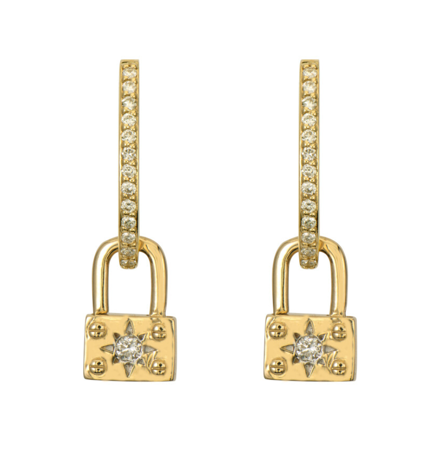 14KY Unlock Love Starburst Charms
