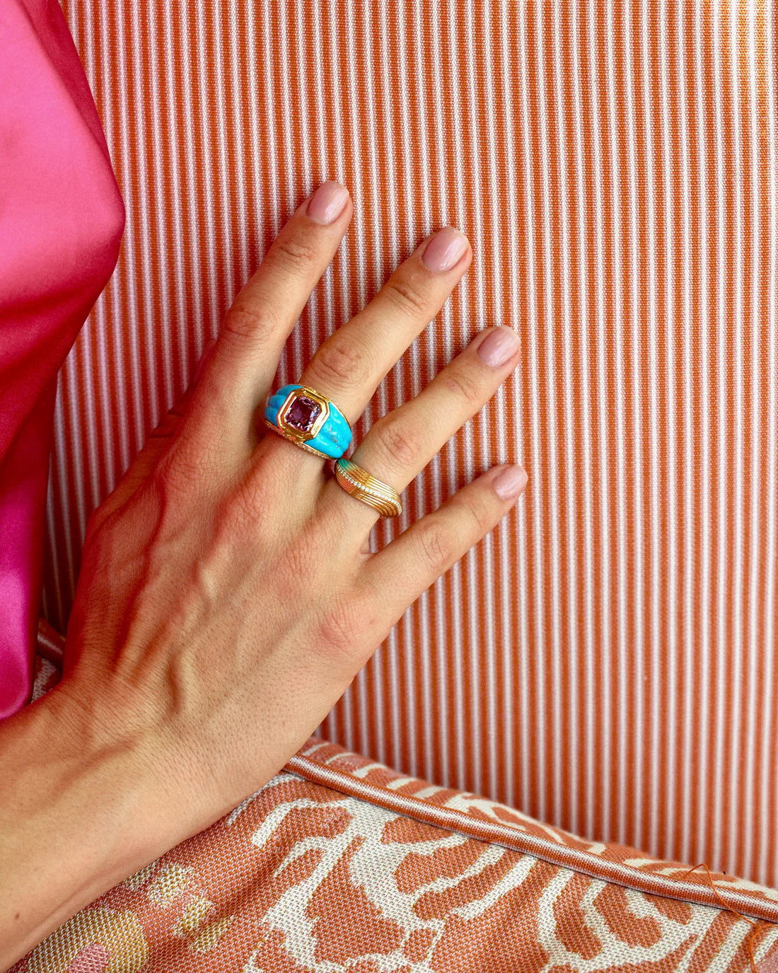 18KY Diamond Marea Ring