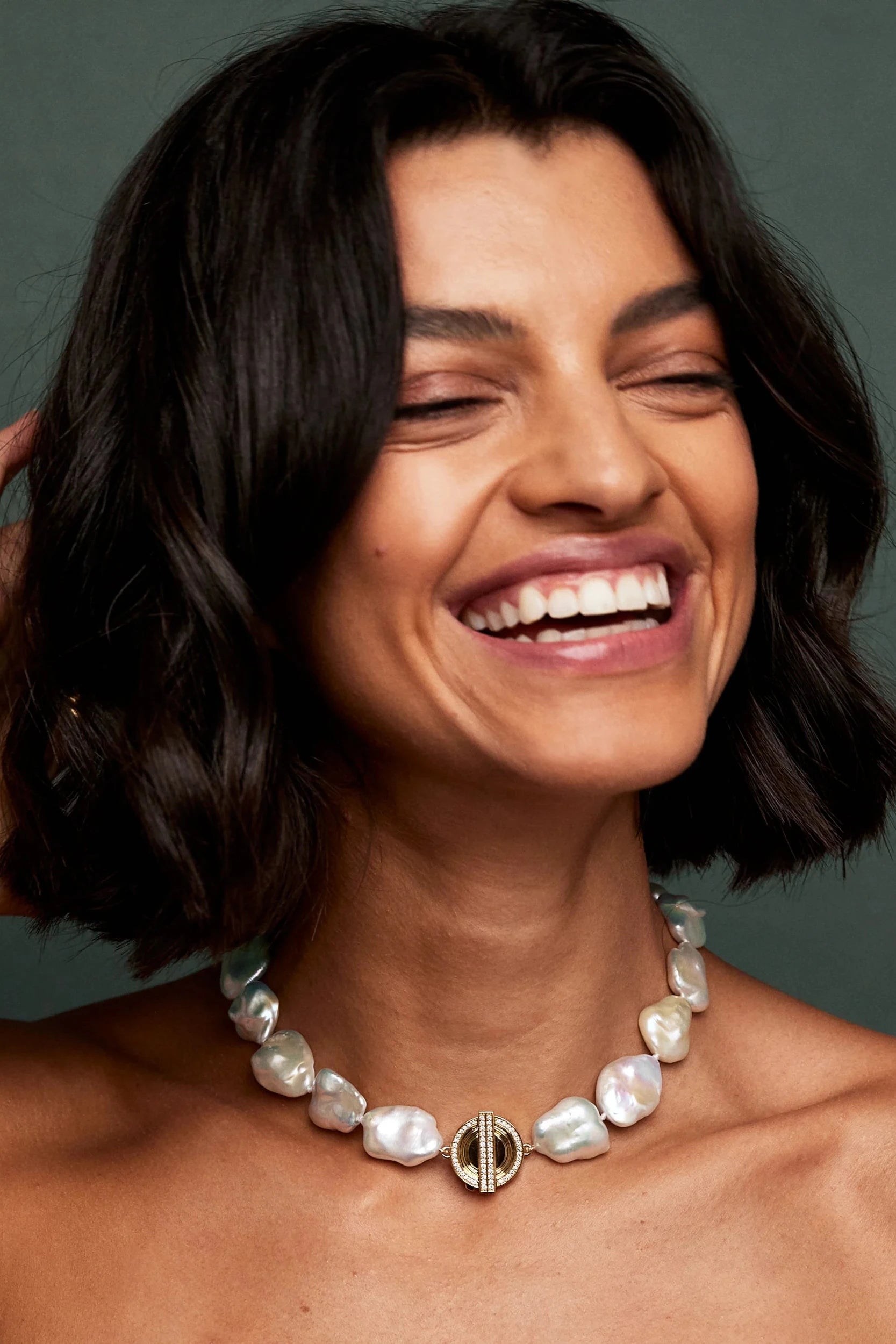 18KY Capri Pearl Choker