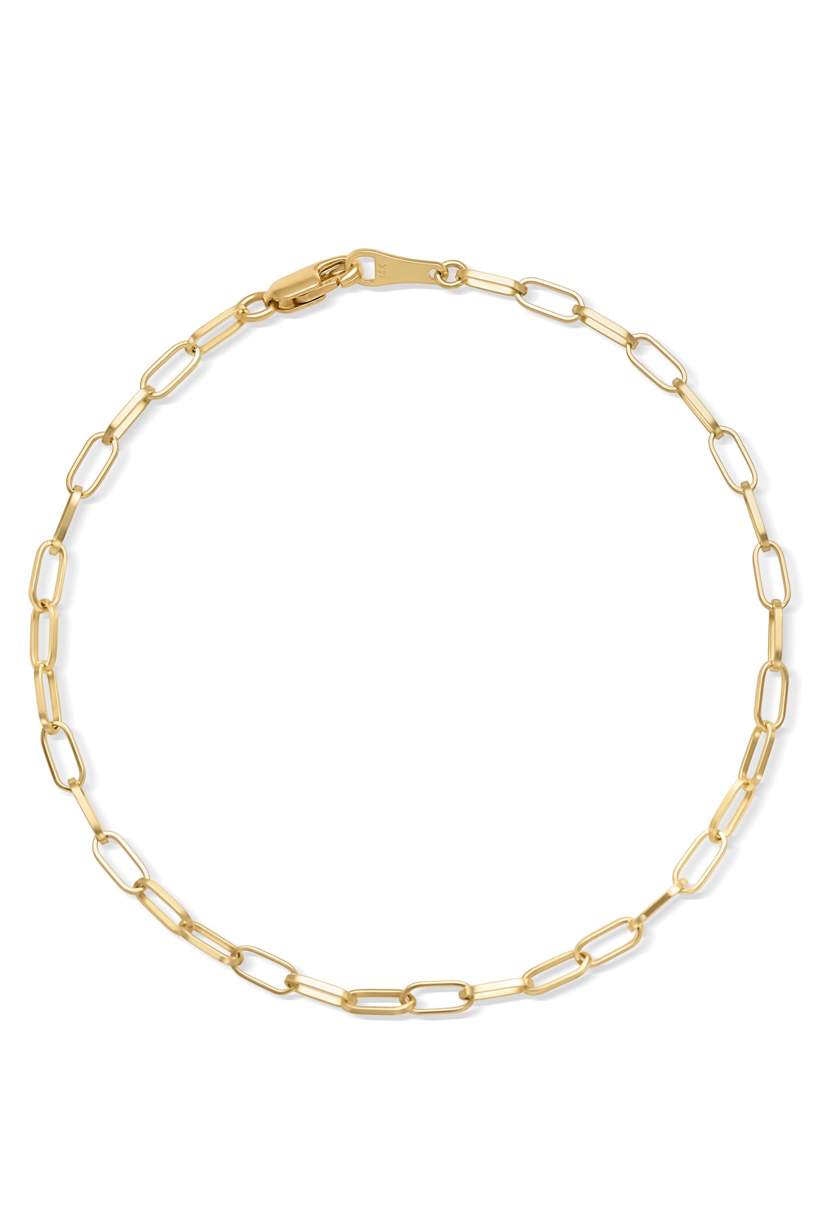 14KY 2.4mm  Oval Link Bracelet - 14K Yellow Gold - Bracelet - by Sorte - Susan Saffron Jewelry Dallas