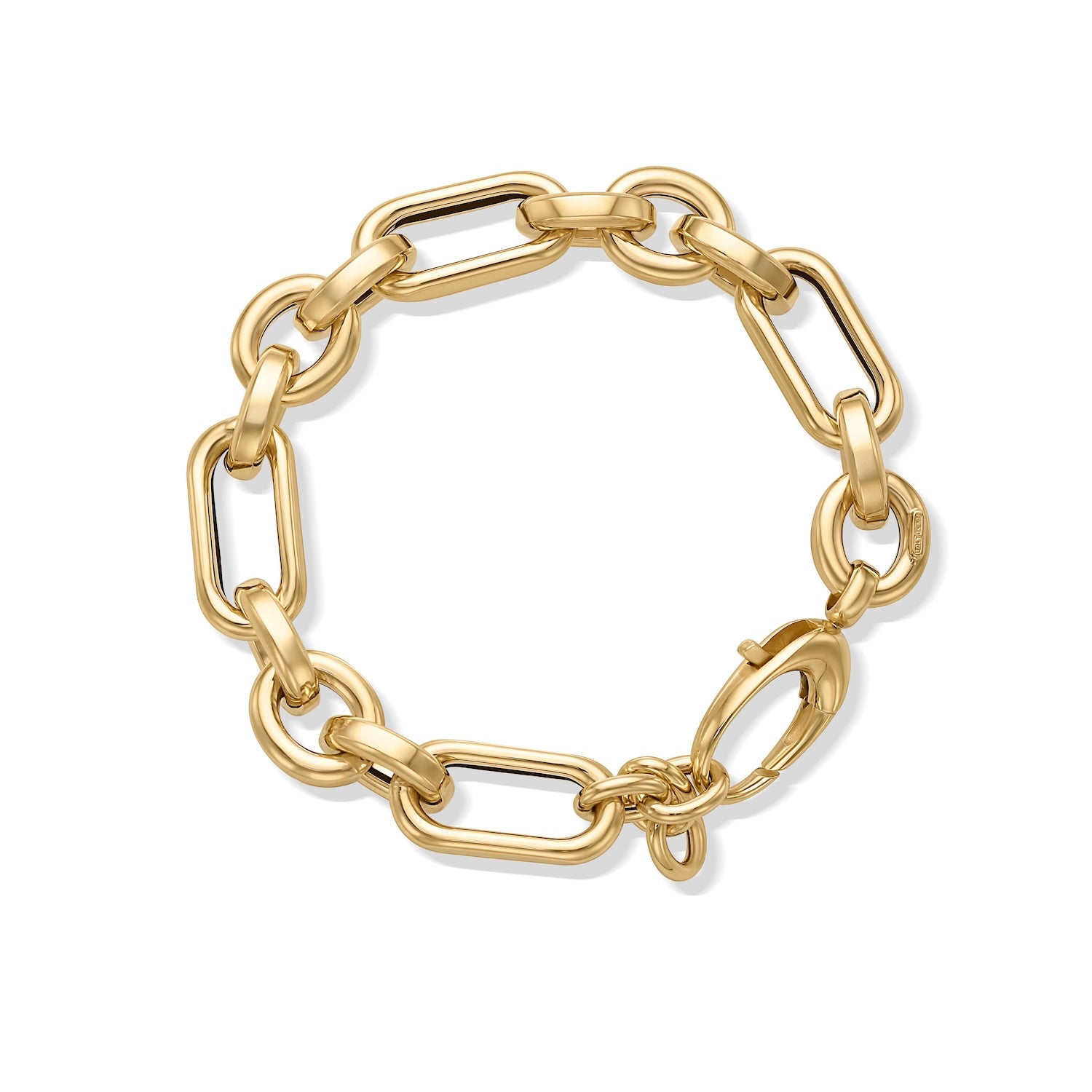 14KY Large Link Bracelet