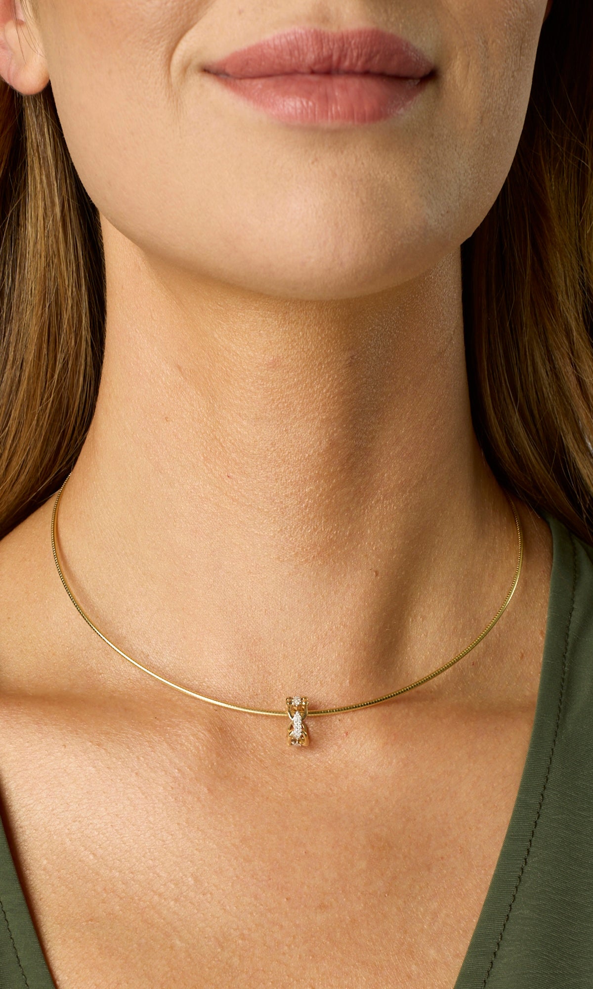 14KY Spinner with Pave Links