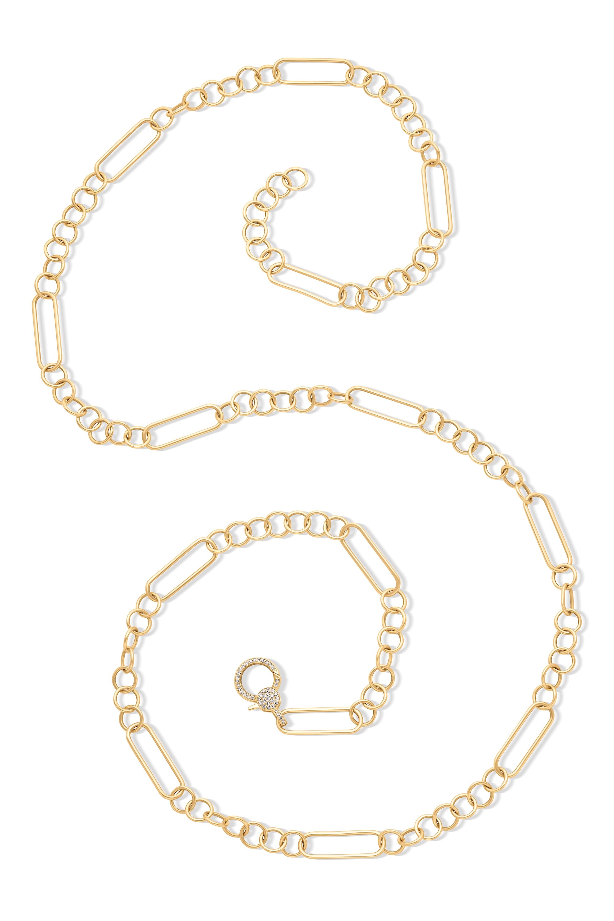 14KY Oval and Circle Chain