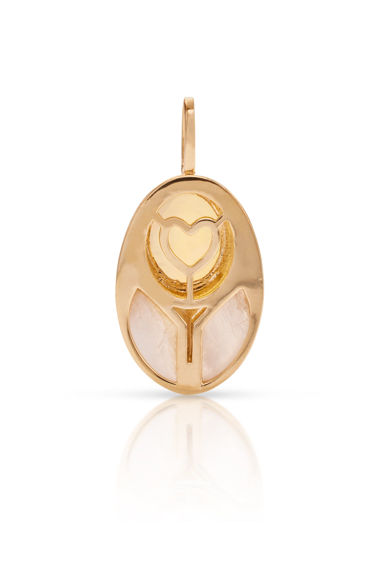 14KY Big Love Bug Pendant in Opal