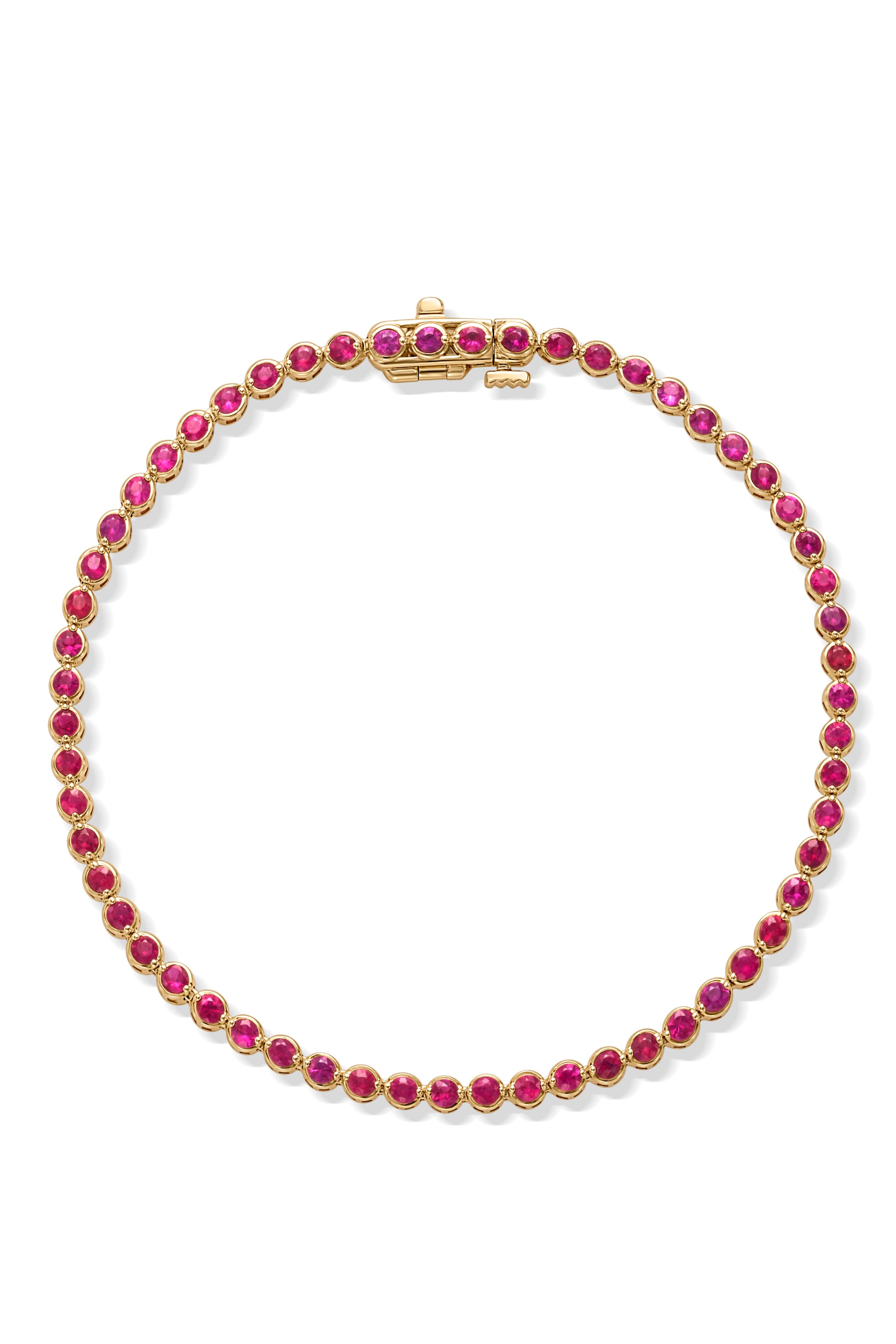 14KY Ruby Tennis Bracelet