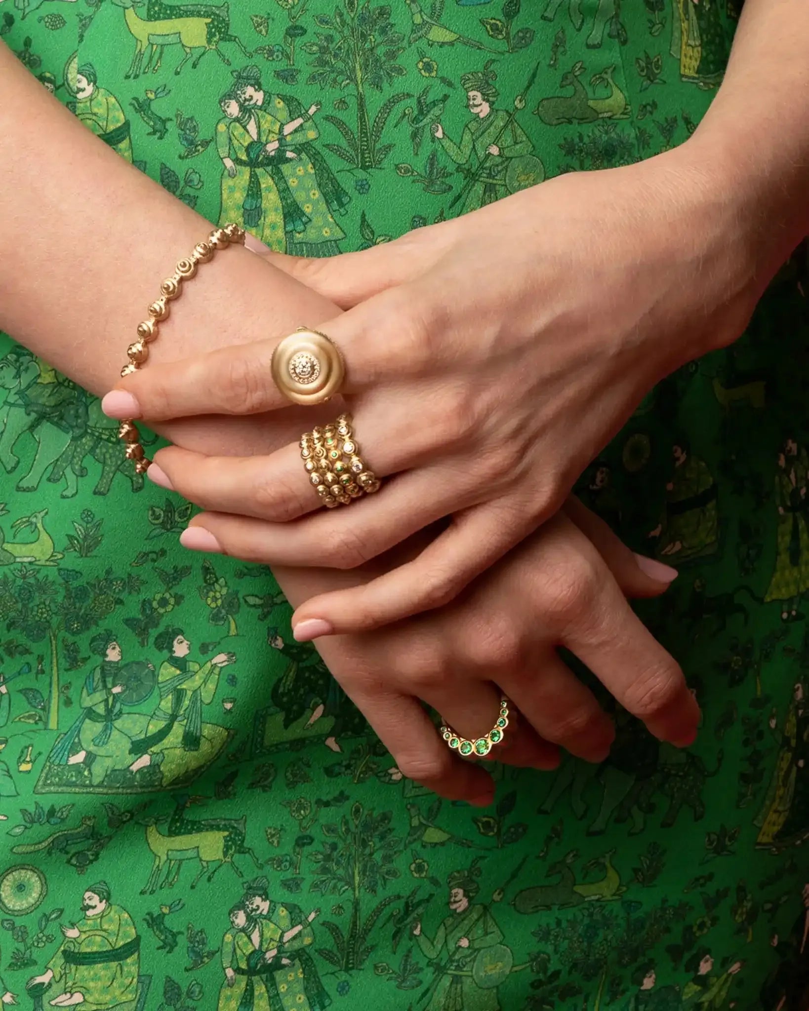 14KY Evolve Large Diamond Cocktail Ring