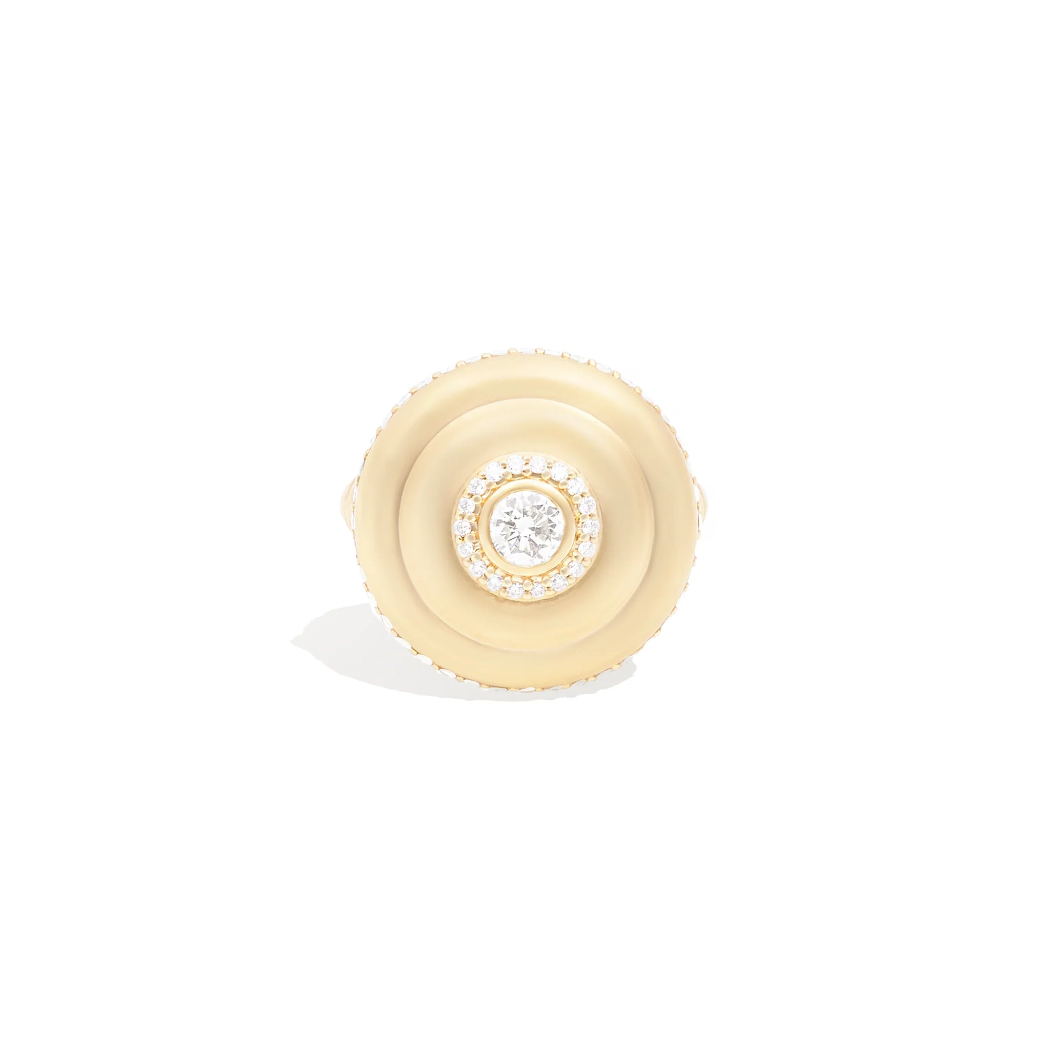 14KY Evolve Large Diamond Cocktail Ring