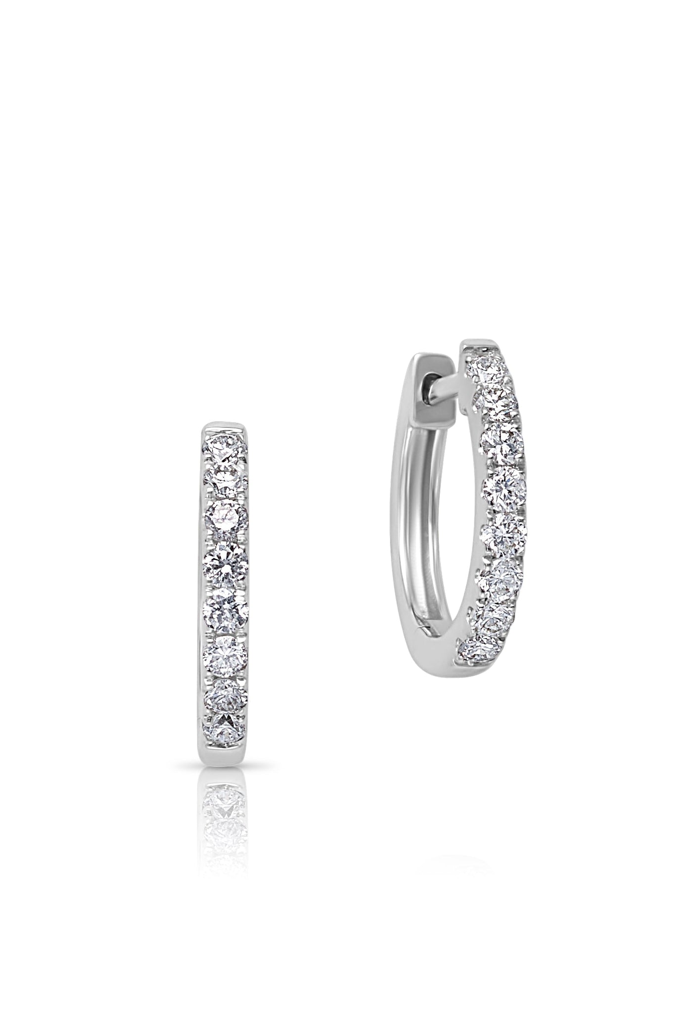 14KW Diamond Huggies