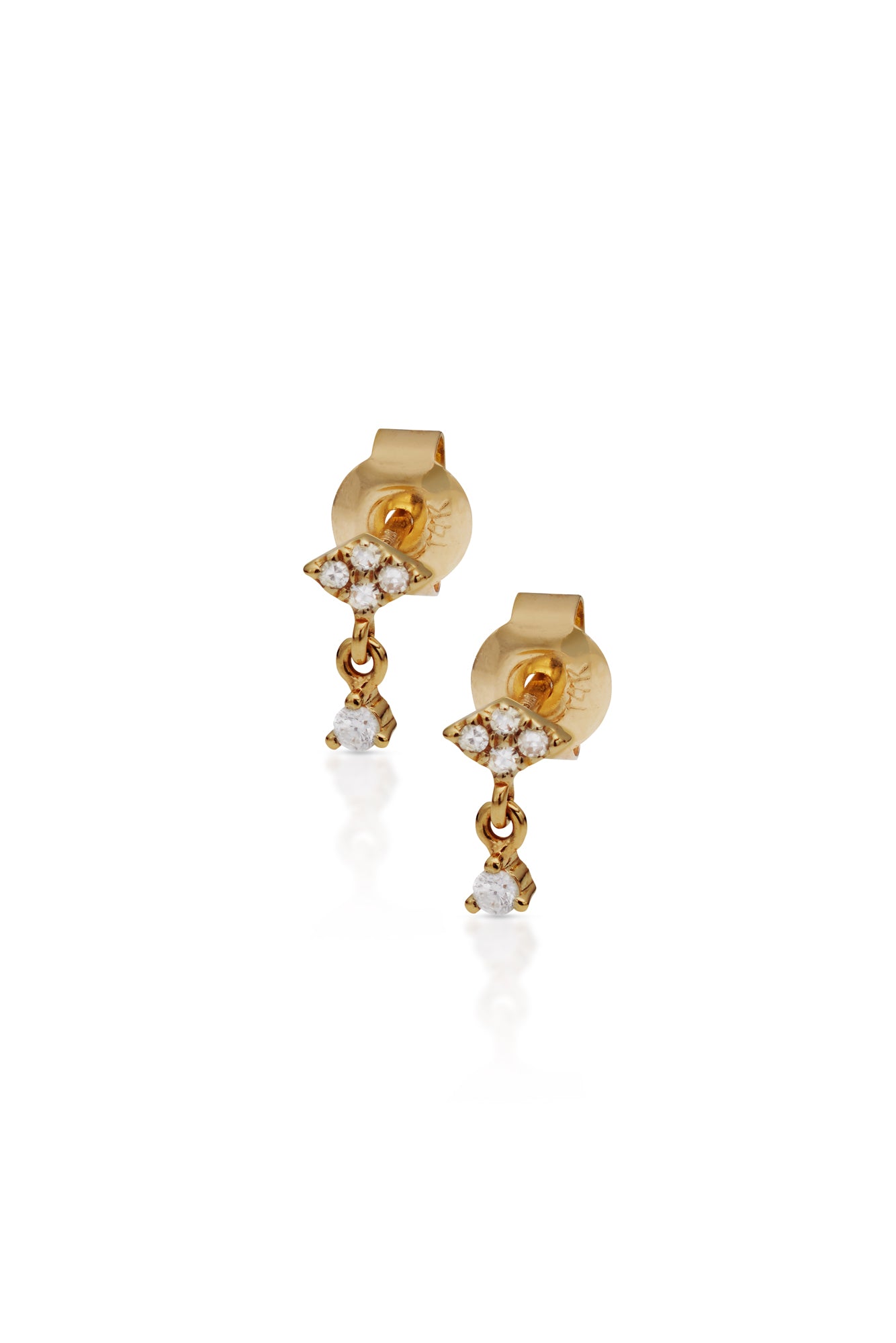 Kite Stud Earrings with Souli Diamonds