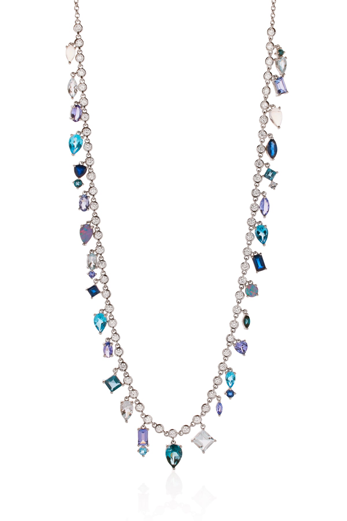 14KW Blue Collar Necklace Susan Saffron Jewelry