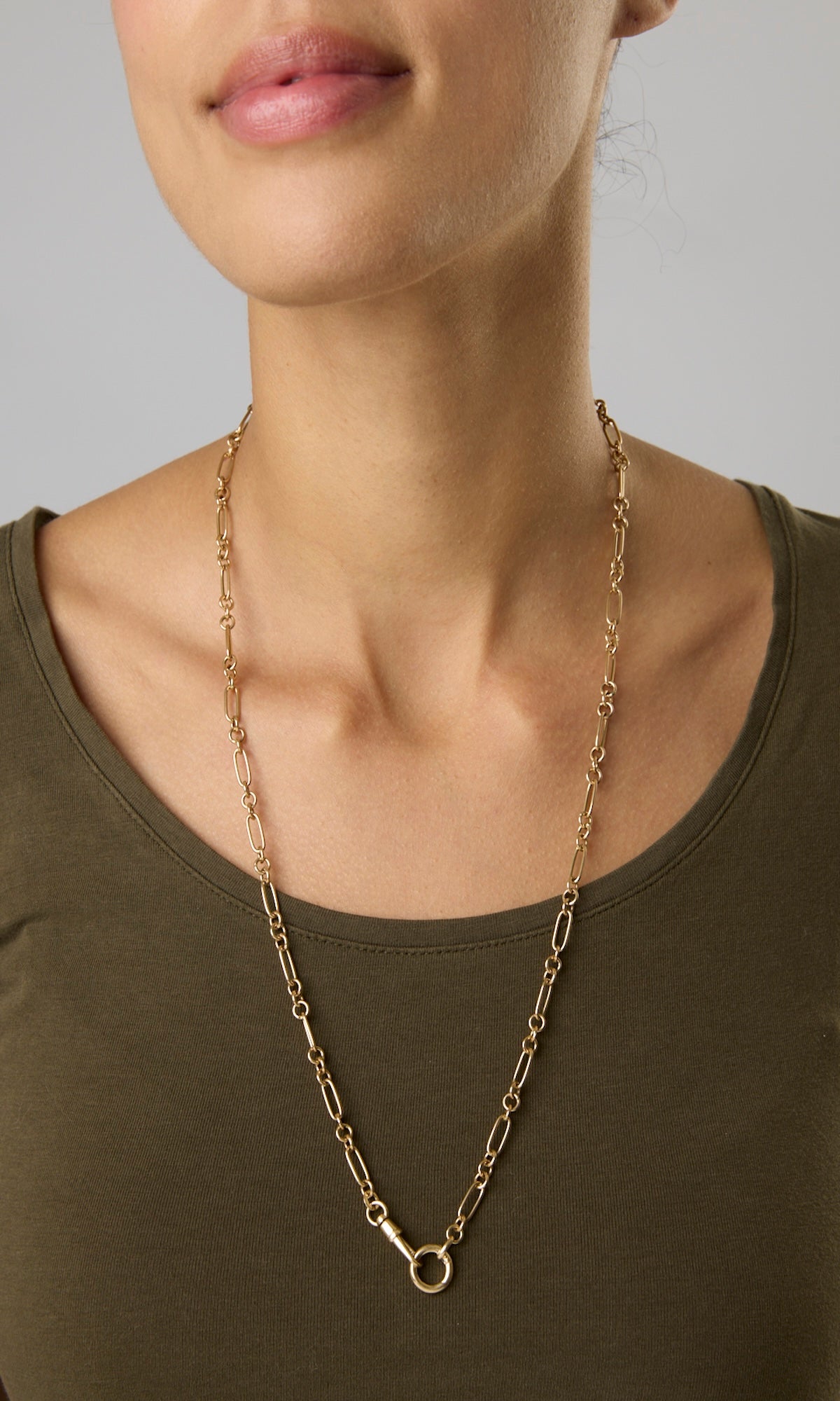 14KY Mini Link Necklace