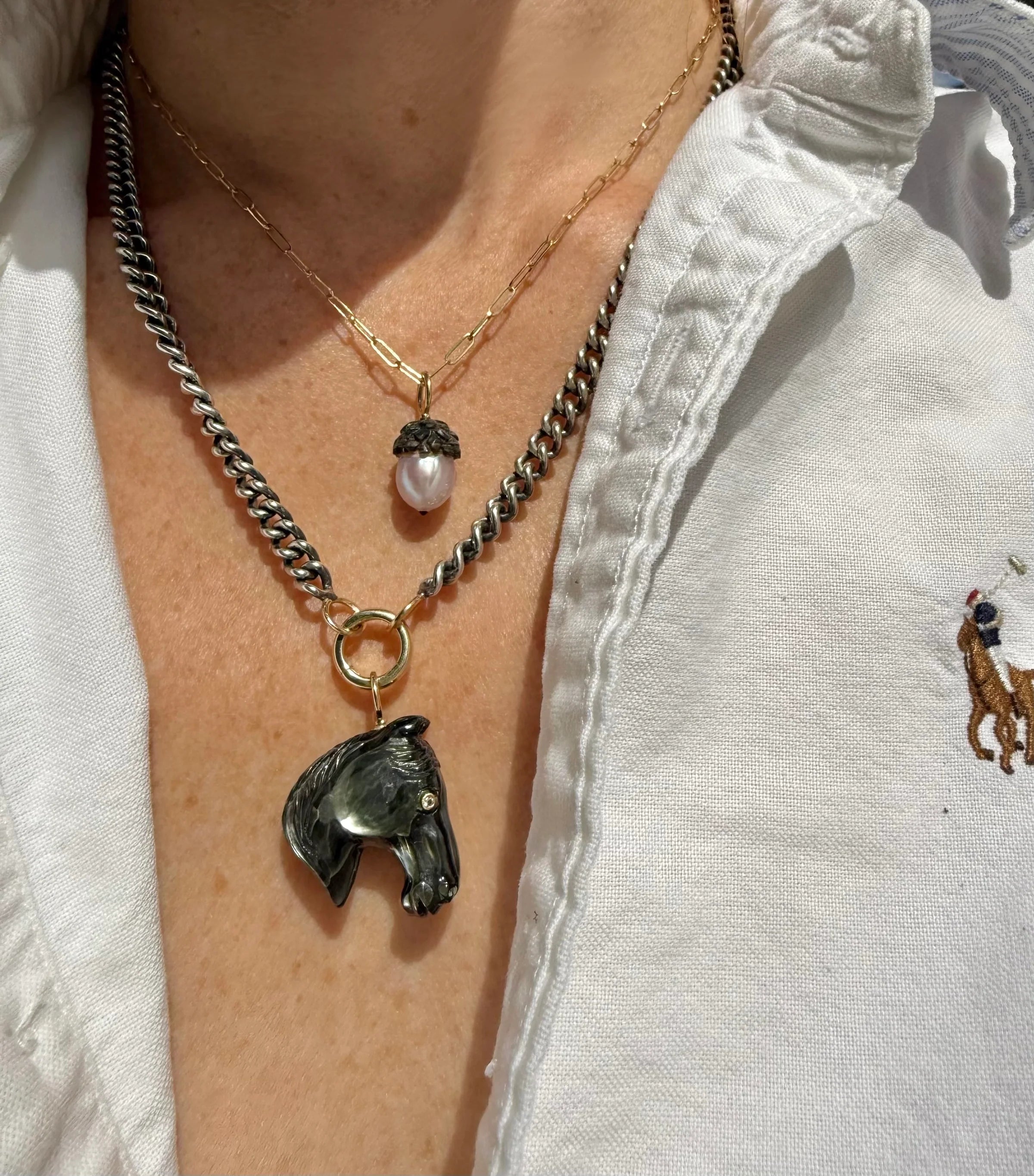 Black Beauty Horse Charm