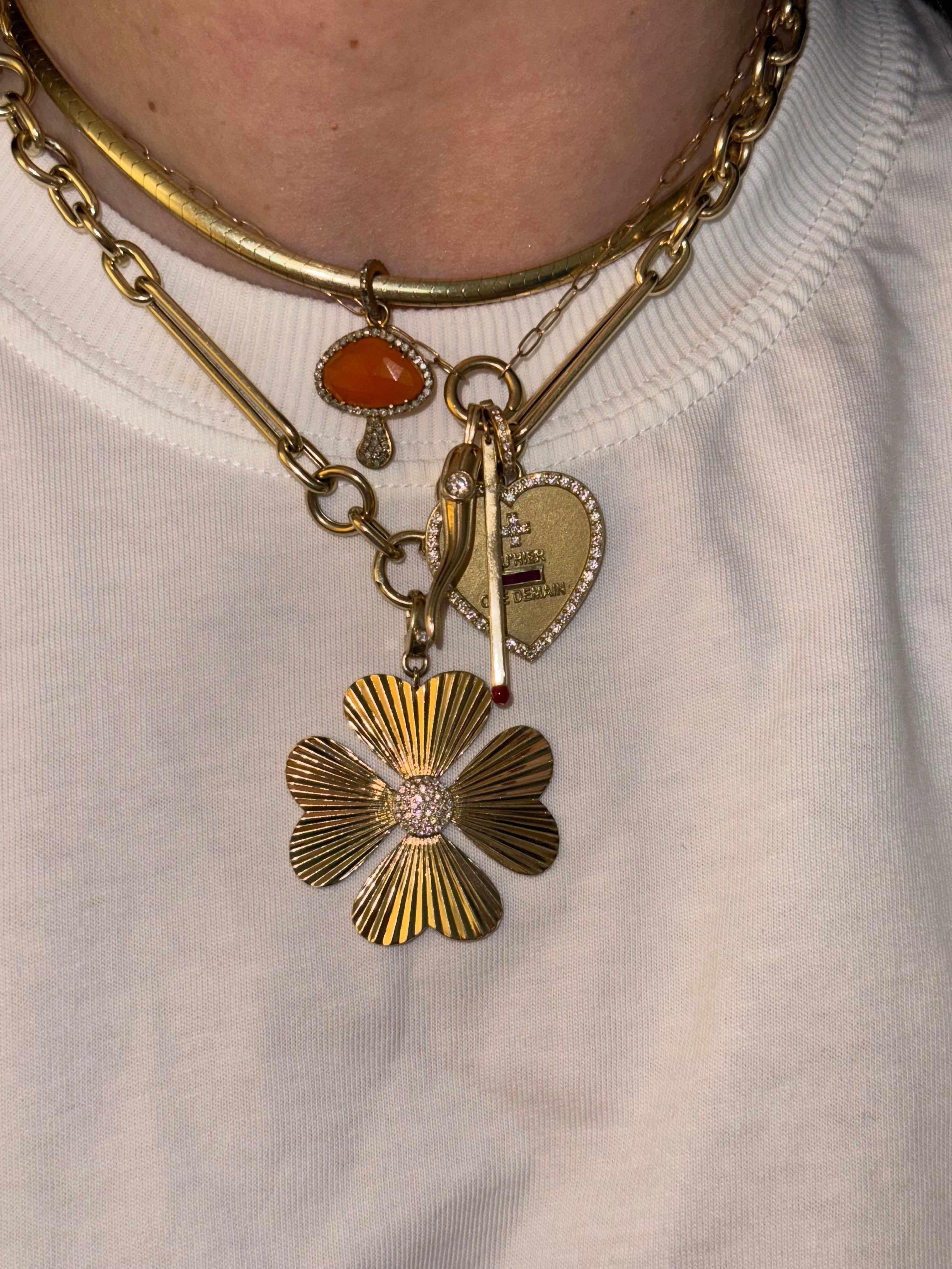 14KY Lucky Matchstick Charm