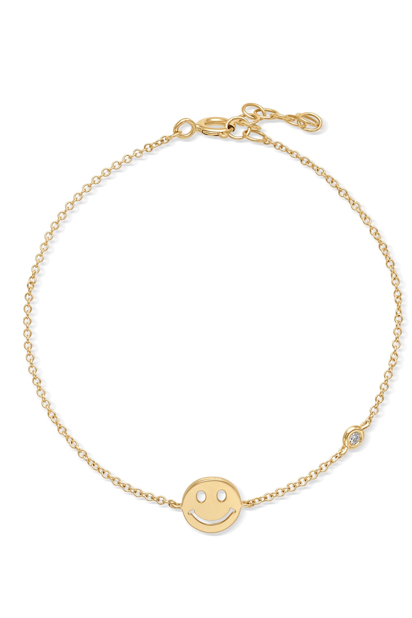 14KY Smiley Face Bracelet - 14K Yellow Gold - Bracelet - by Sorte - Susan Saffron Jewelry Dallas
