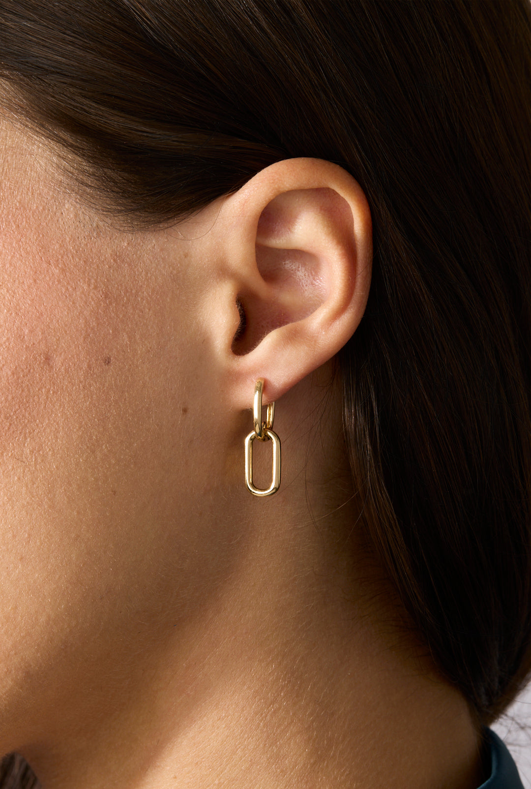 14KY Gold Link Earrings