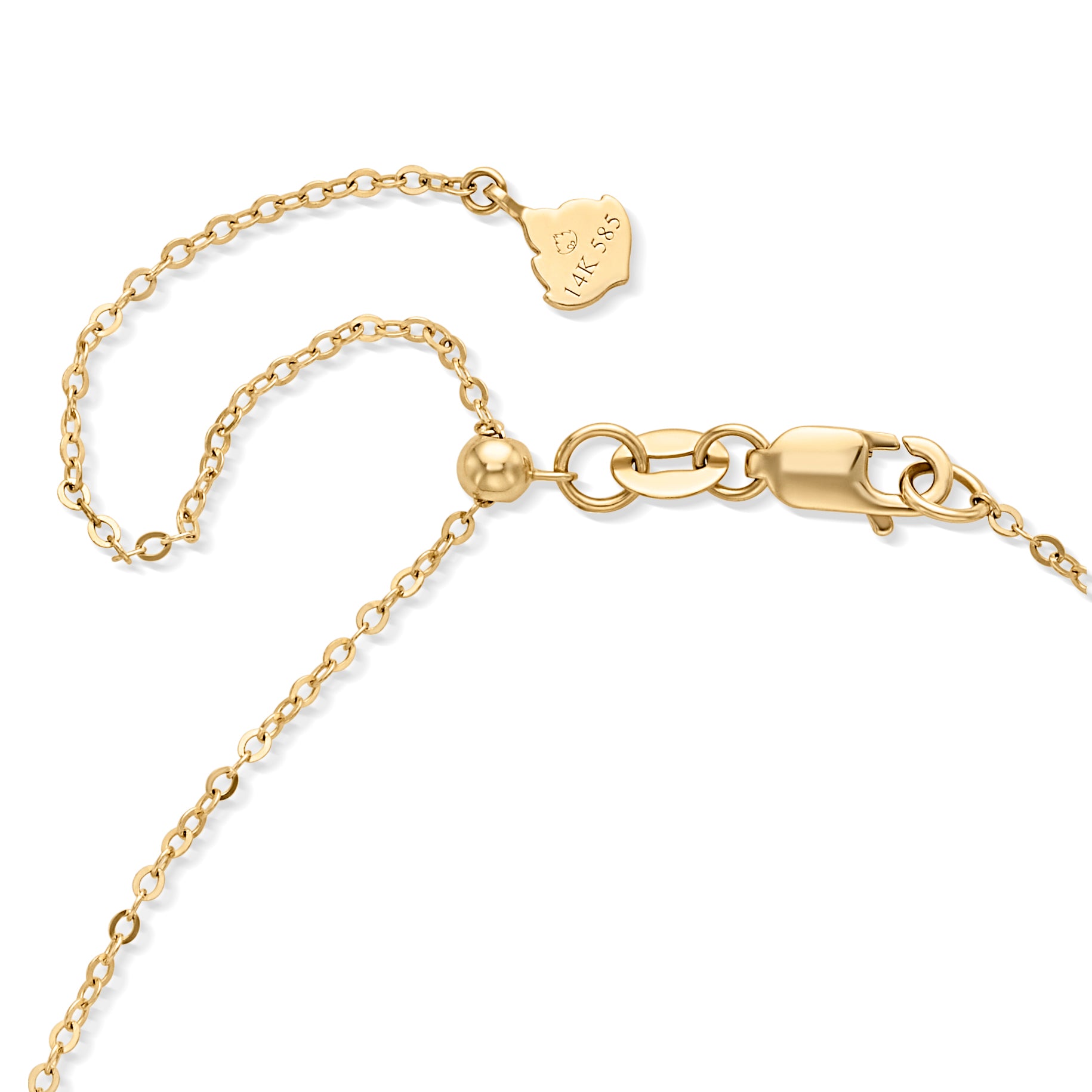 14K Diamond Butterfly Necklace