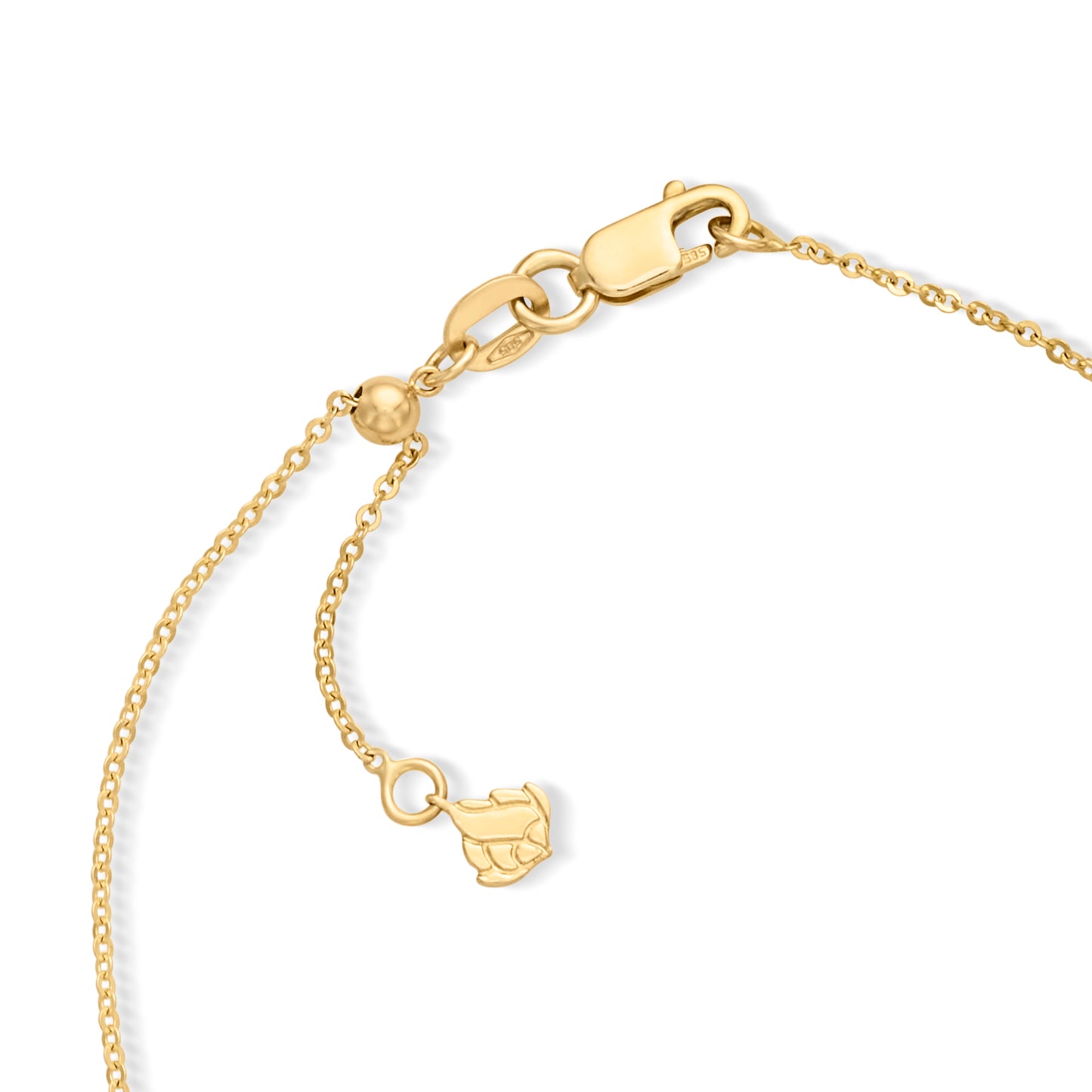 14KY Scattered Star Necklace