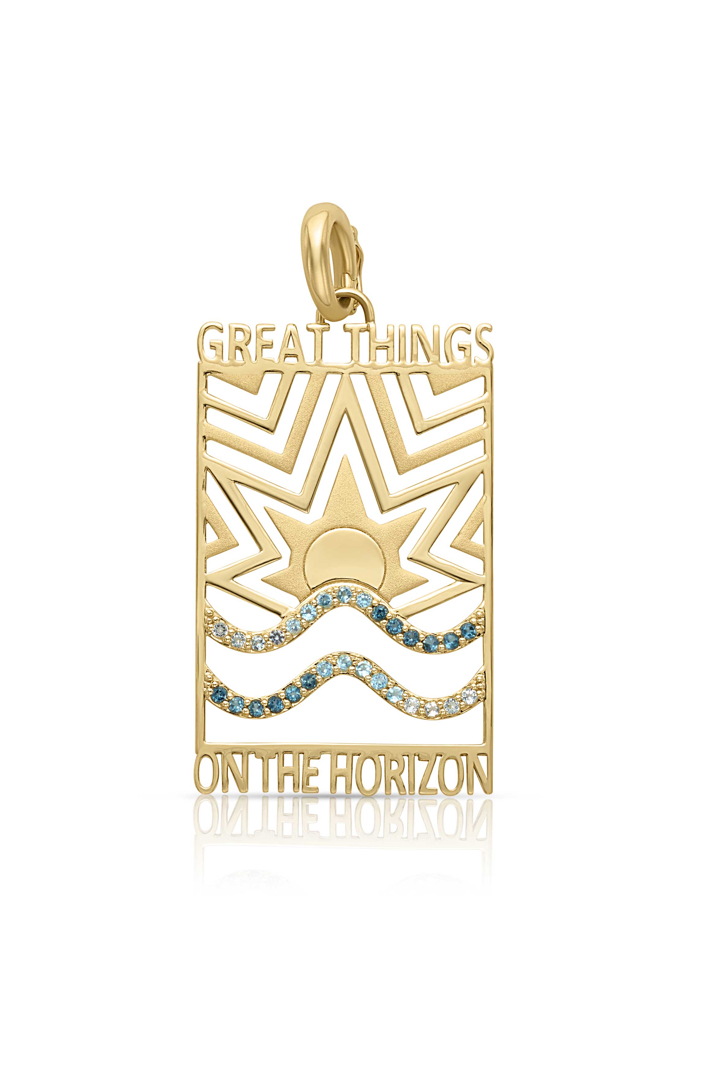 14KY Great Things On The Horizon Charm