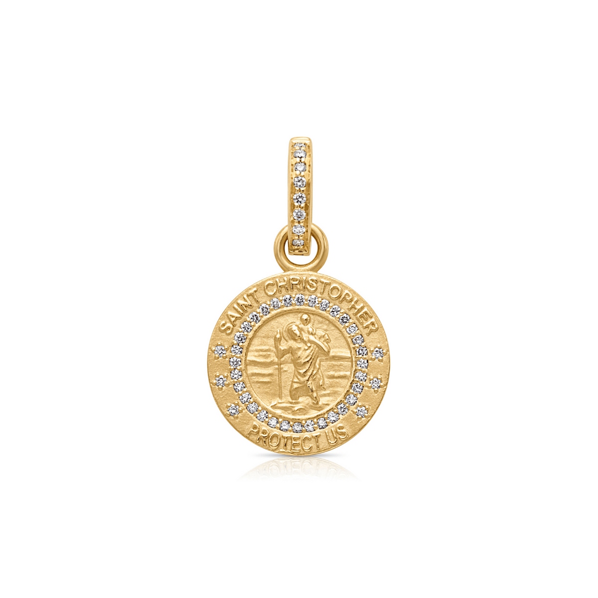 St. JOHN セントジョン チェーン　ベルトゴールド　24金GF 18KY St Christopher Protection - Trilogy - Susan Saffron Jewelry