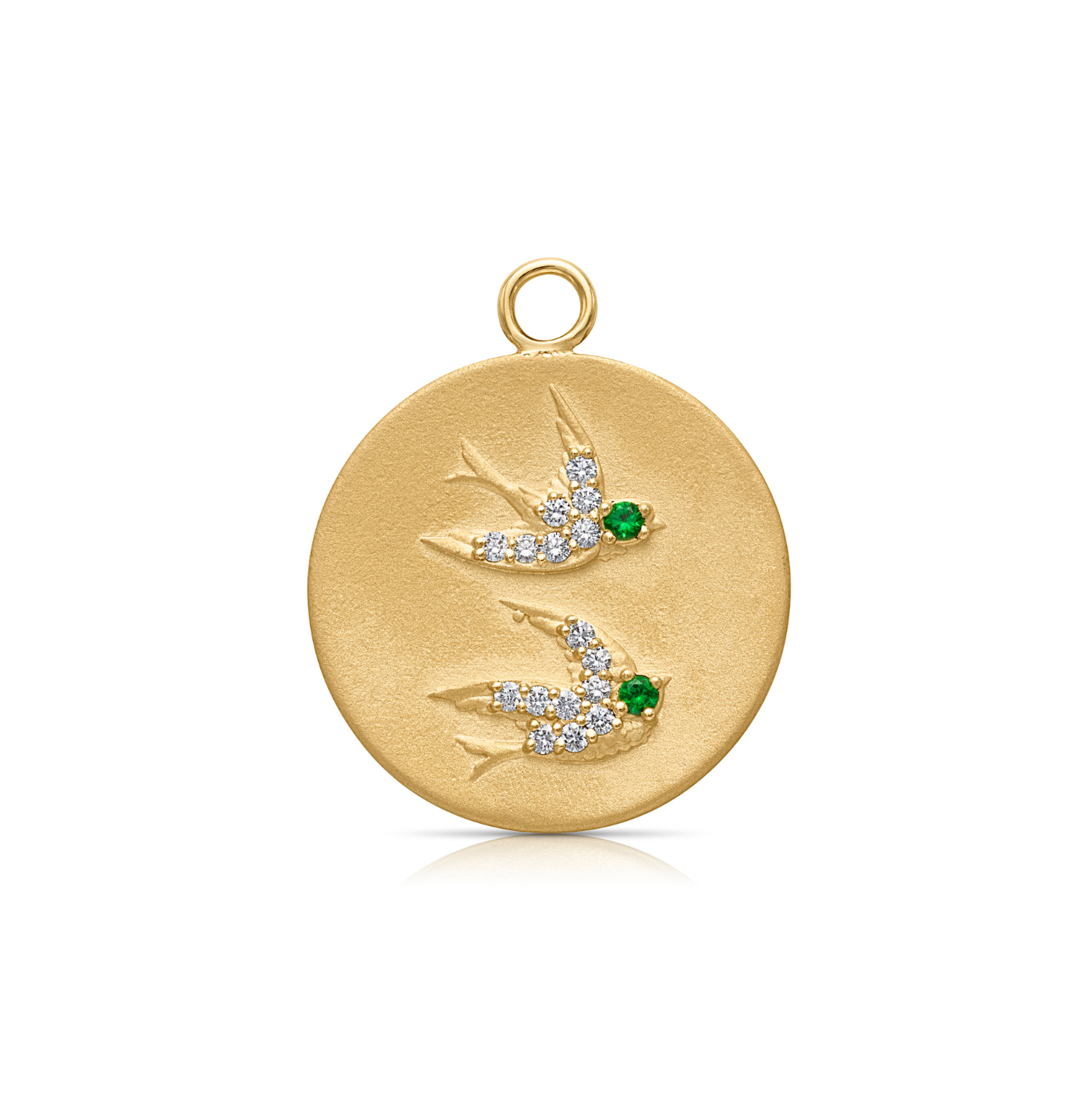 18KY Birds of a Feather Charm-Necklaces-Trilogy-Susan Saffron Jewelry