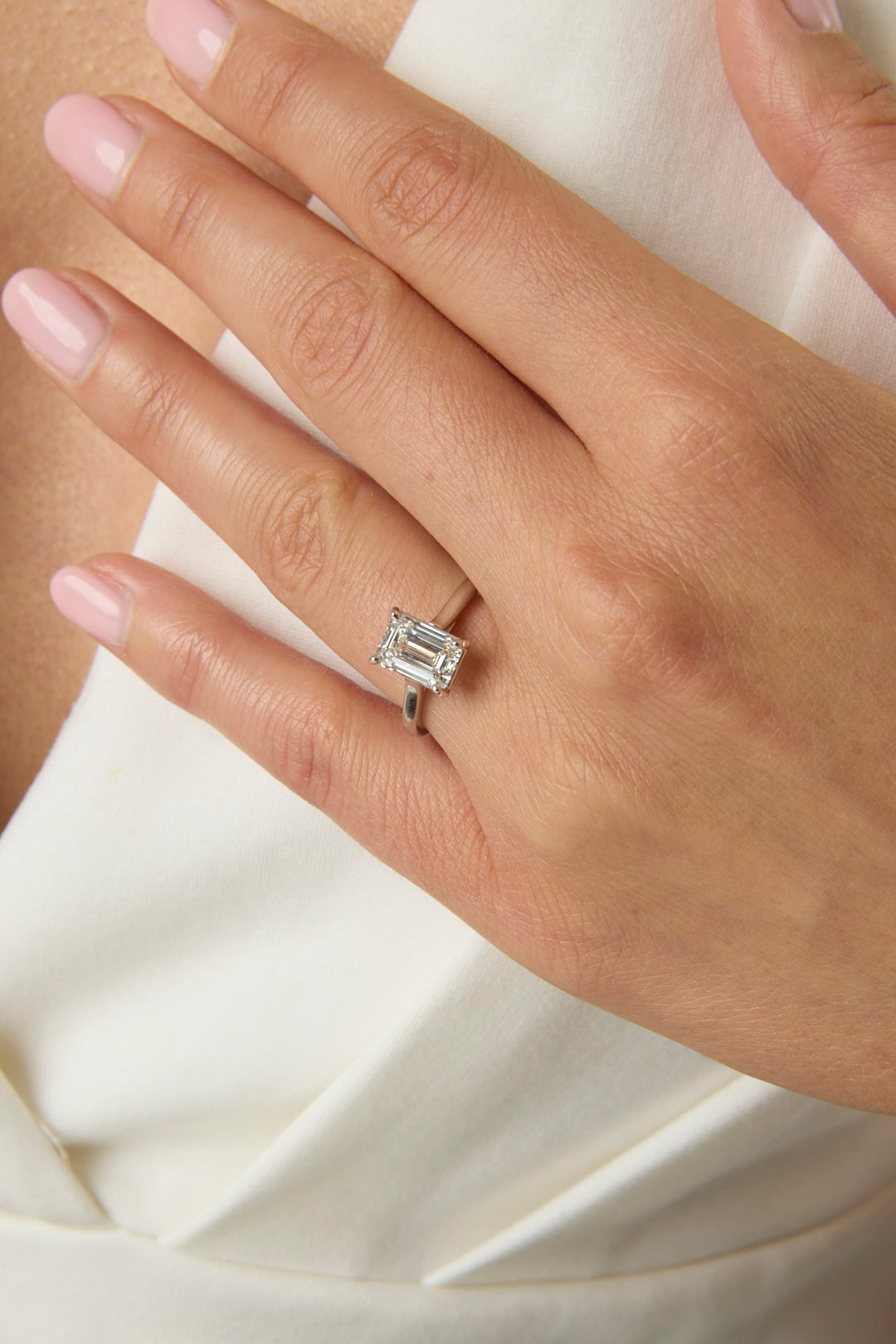 1.94CT Emerald Cut Solitaire Engagement Ring