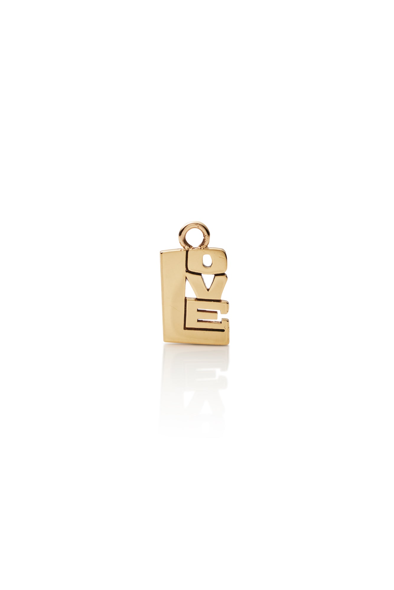 18KY Stacked Love Charm