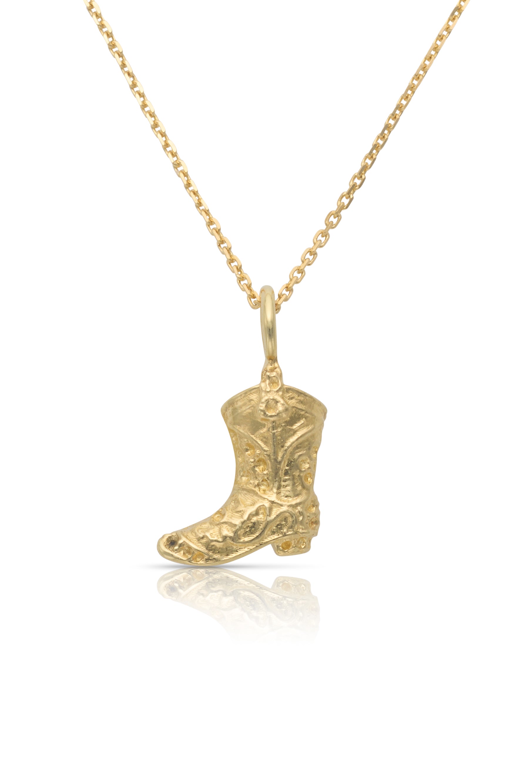 18KY Cowboy Boot with Diamonds