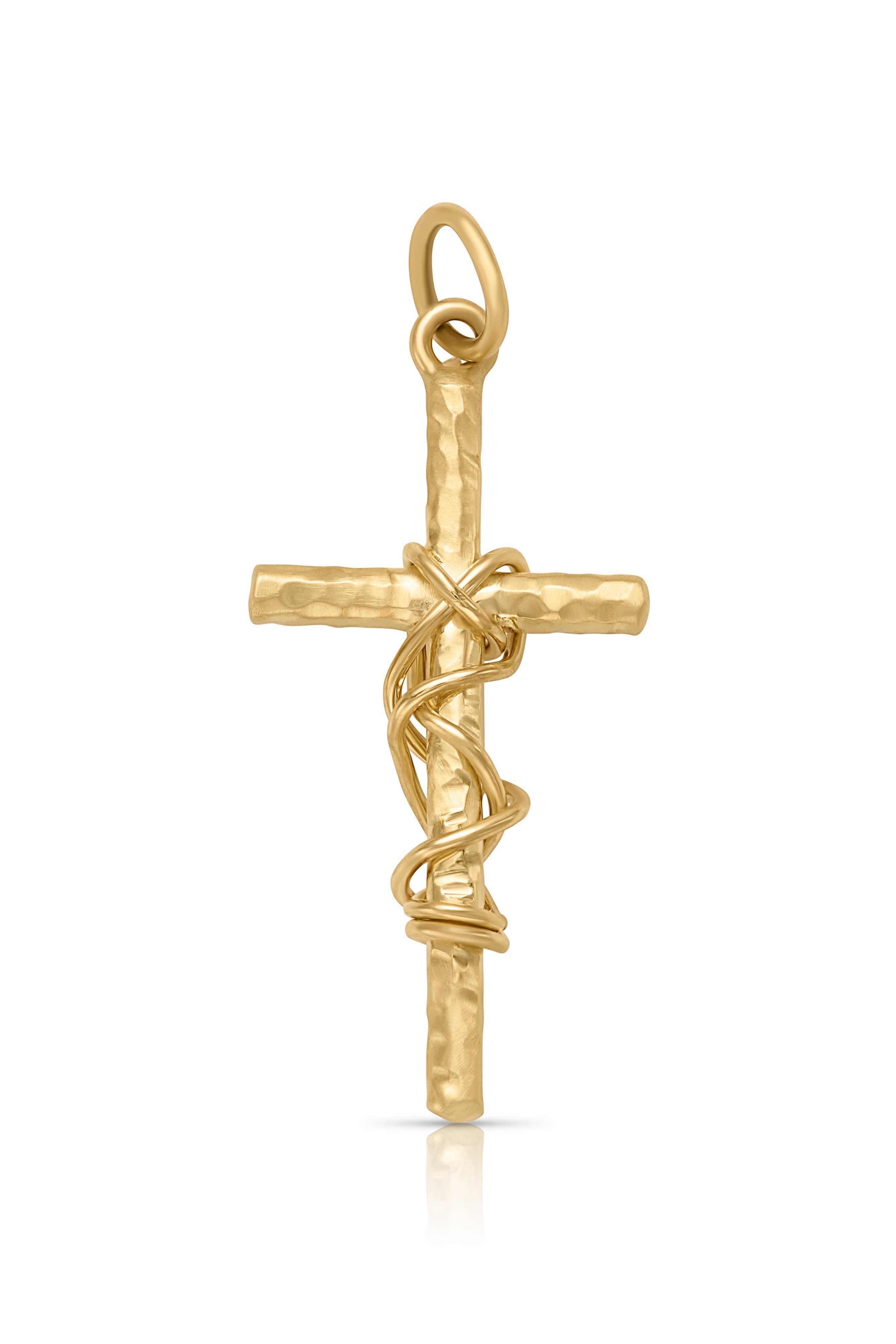 18KY Resurrection Cross