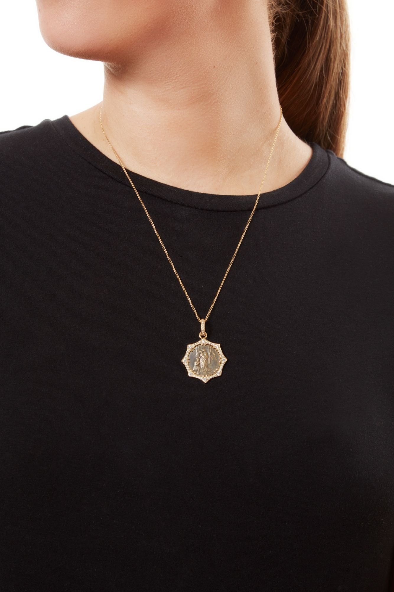 Religious Medal Mother & Child