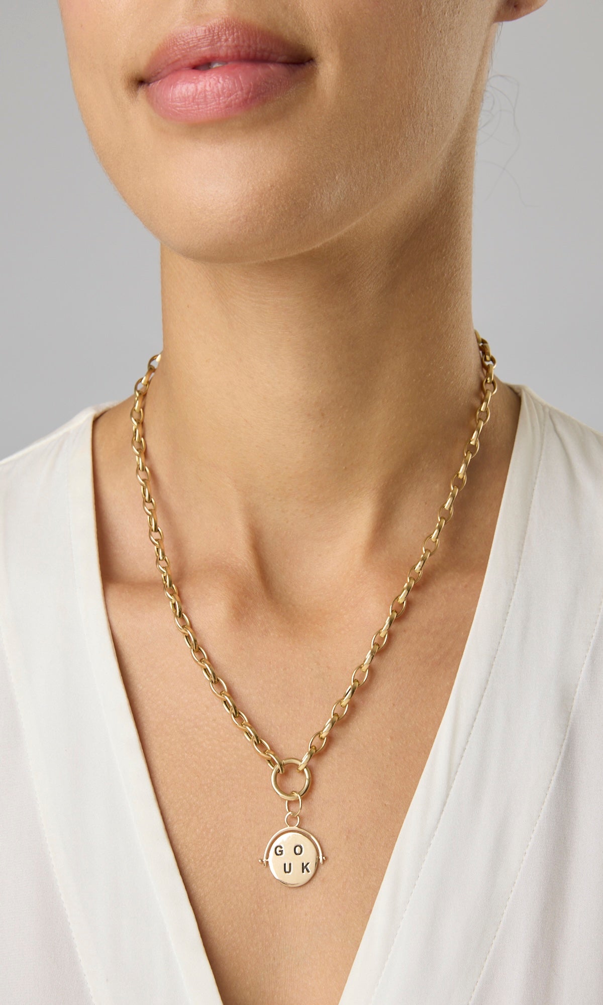 14KY Good Luck Spinner Charm