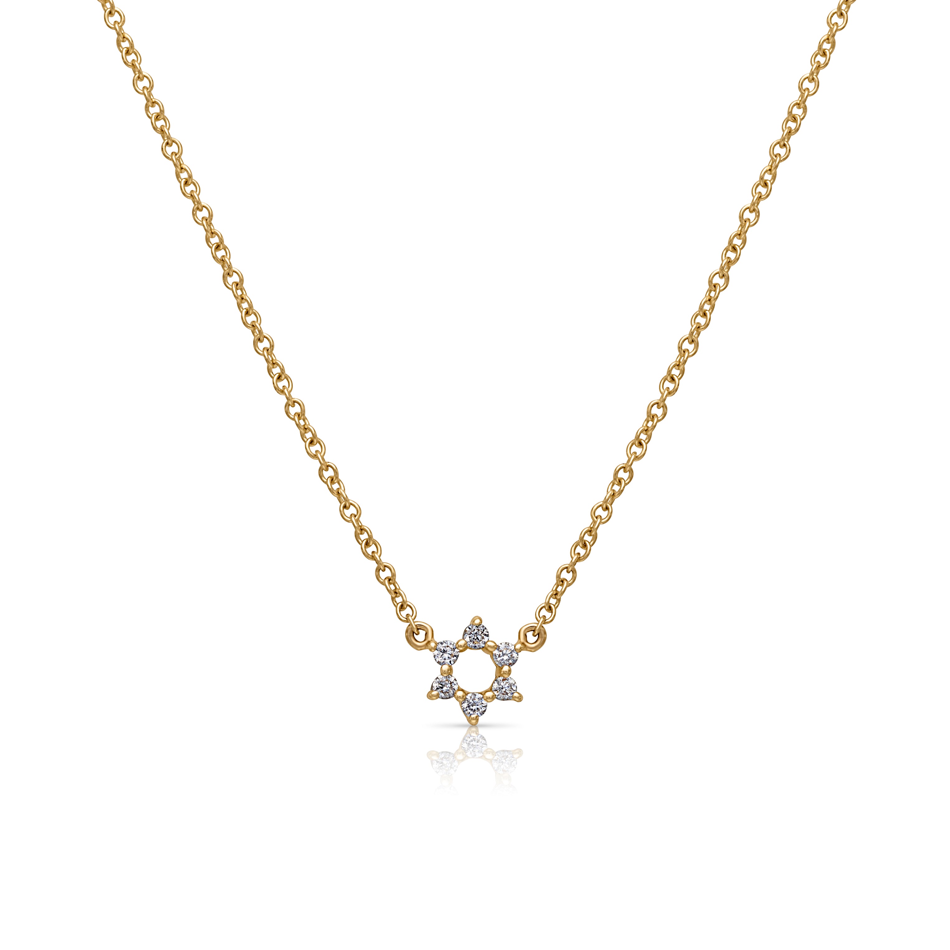 14KY Souli Open Circle Mini Necklace