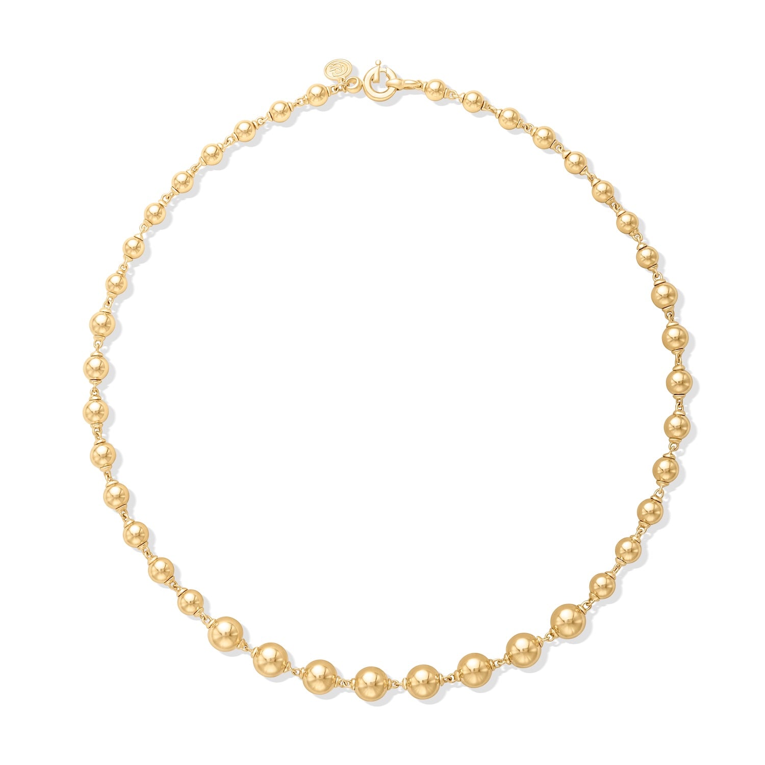 14KY Graduated Bujukan Beaded Necklace