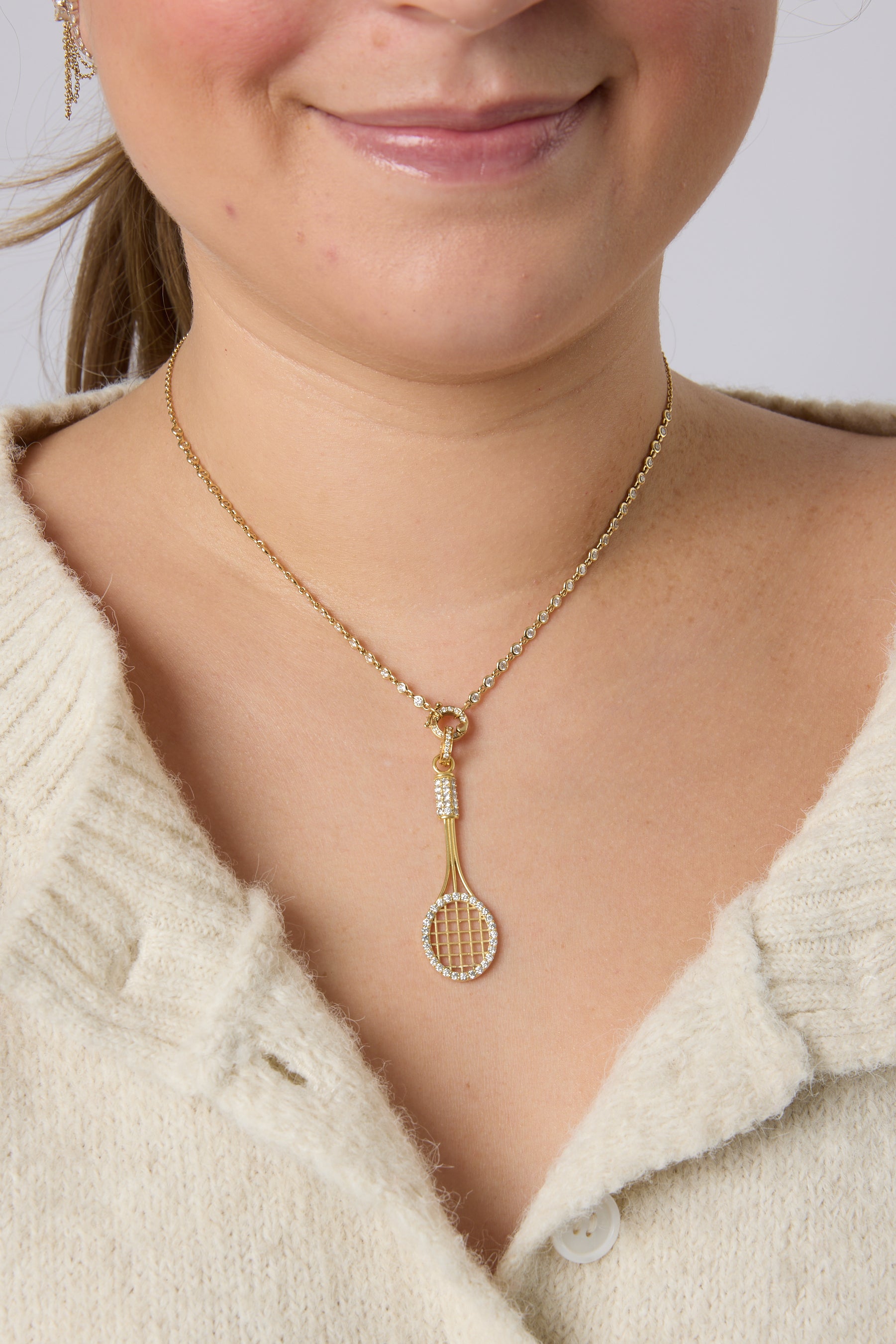 18KY Diamond Tennis Racket