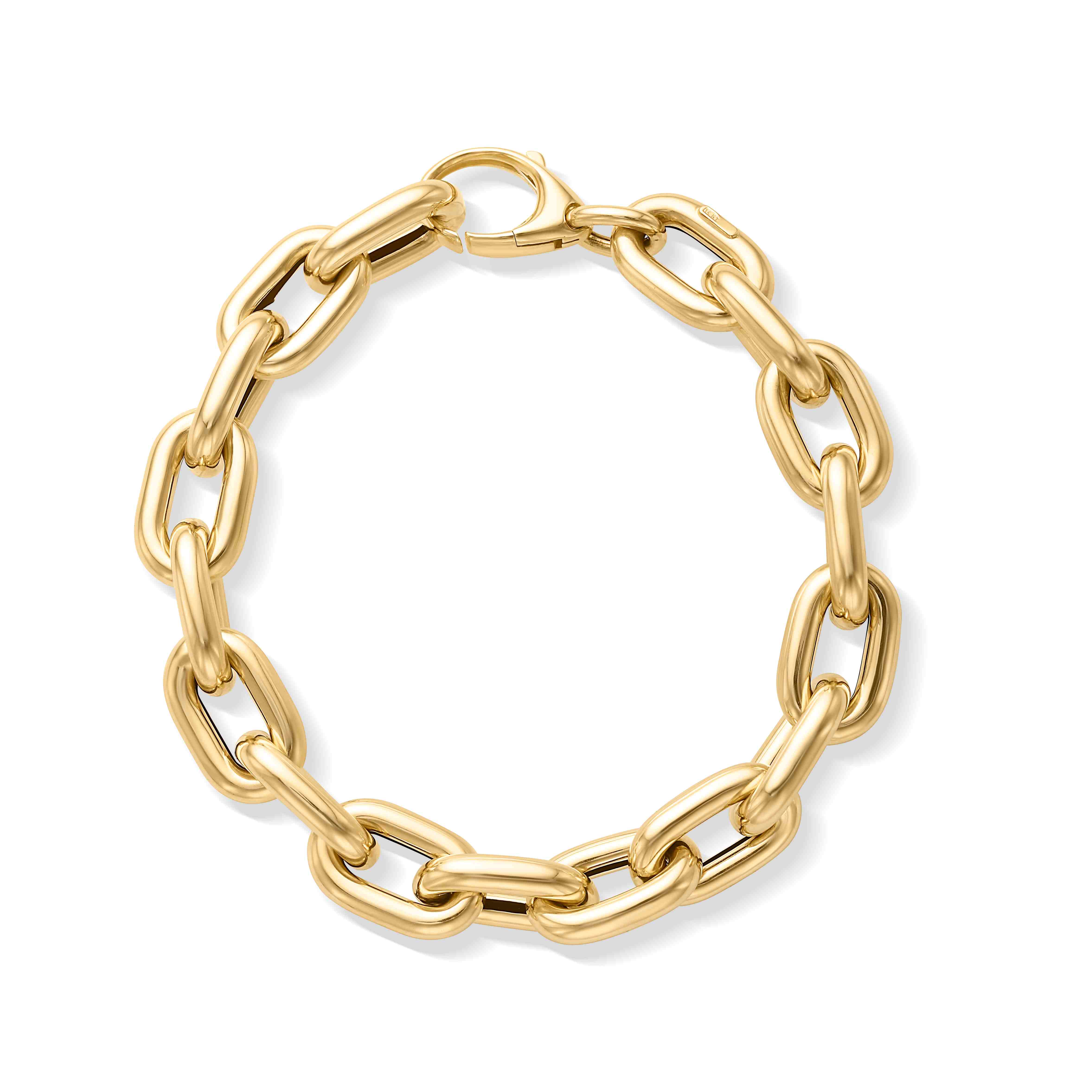 14KY Oval Link Bracelet