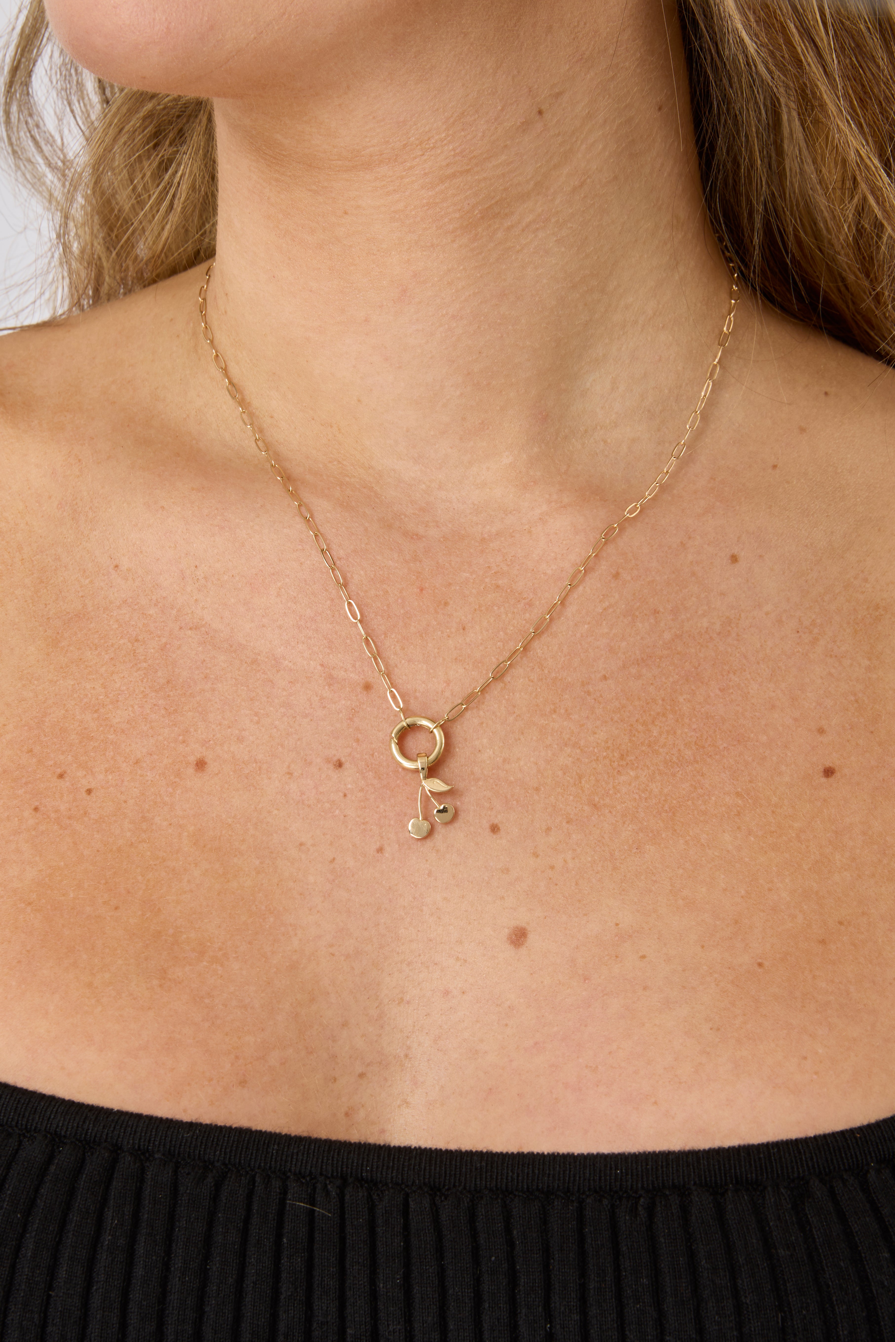 14KY Sweet Cherry Charm