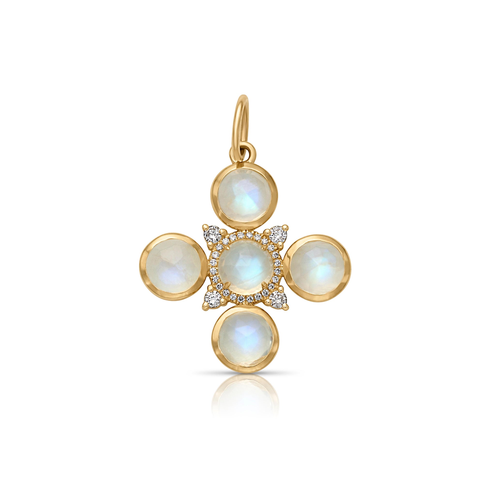 14KY Moonstone Charm-Charms-Trilogy-Susan Saffron Jewelry