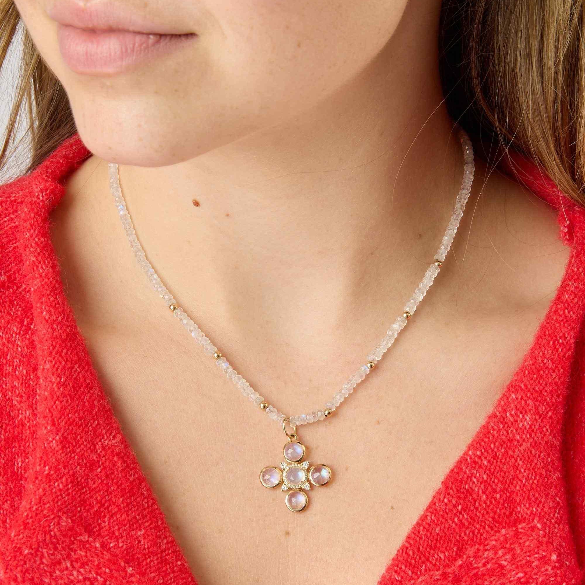 14KY Moonstone Charm-Charms-Trilogy-Susan Saffron Jewelry