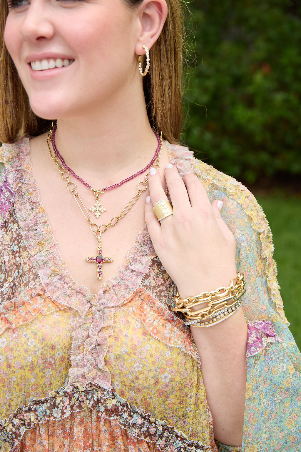 14KY Oval Link Bracelet