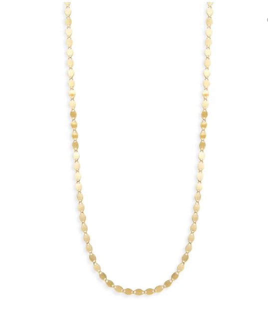 14KY Mirror Link Necklace-Necklaces-Saffron Jewelry-16"-Susan Saffron Jewelry
