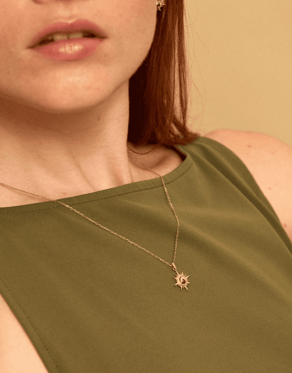 18KY Il Sole Necklace