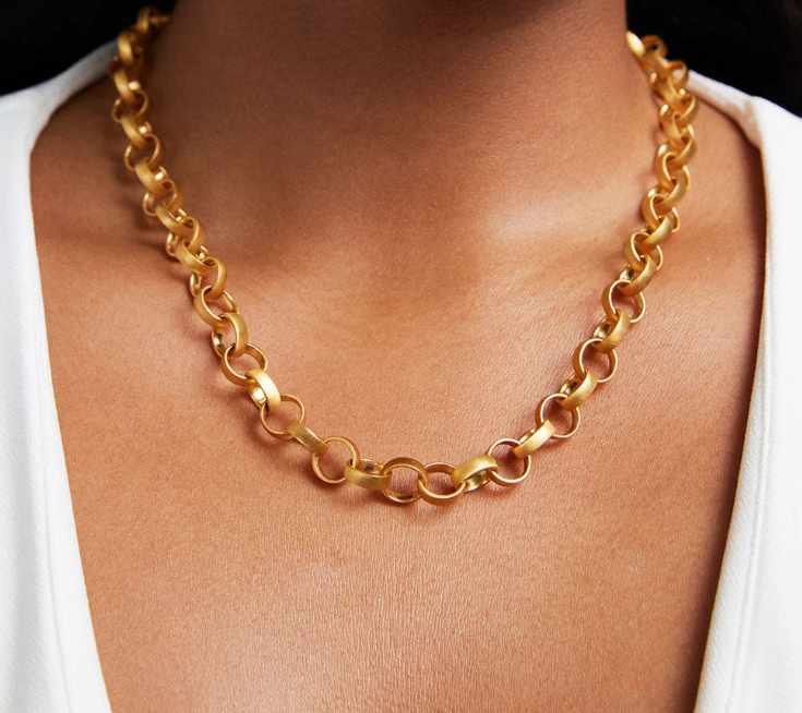 Petite Pave Statement Chain