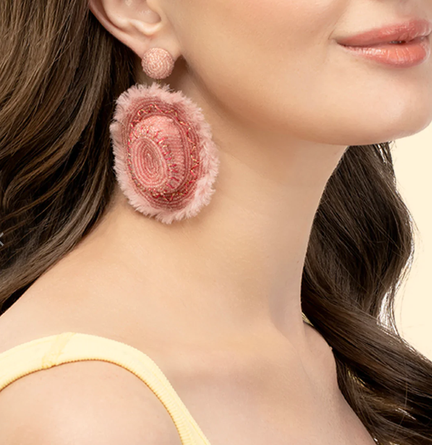 Cowgirl Earring, Pink