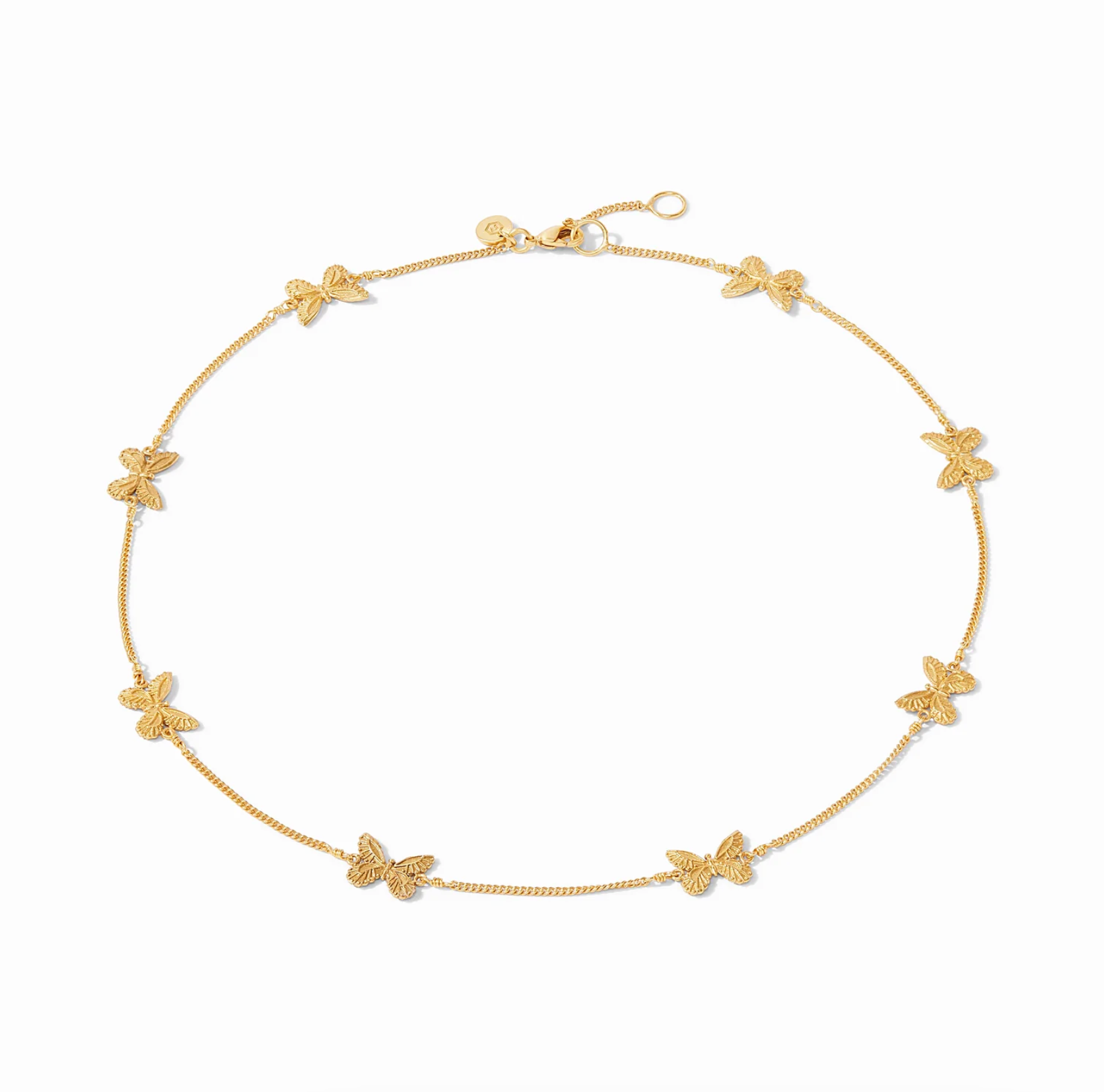 Butterfly Delicate Station Necklace