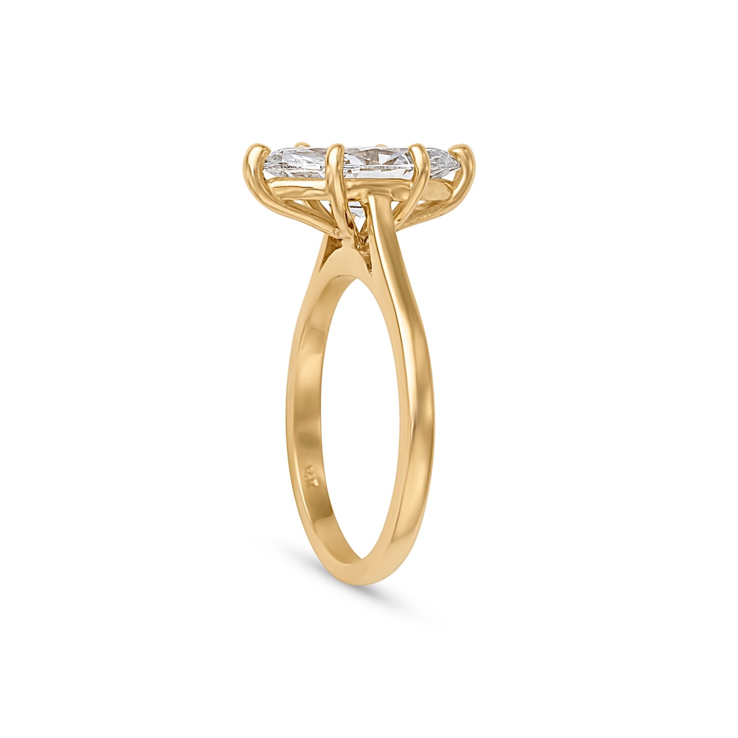 1.99CT Marquise Cut Solitaire Engagement Ring