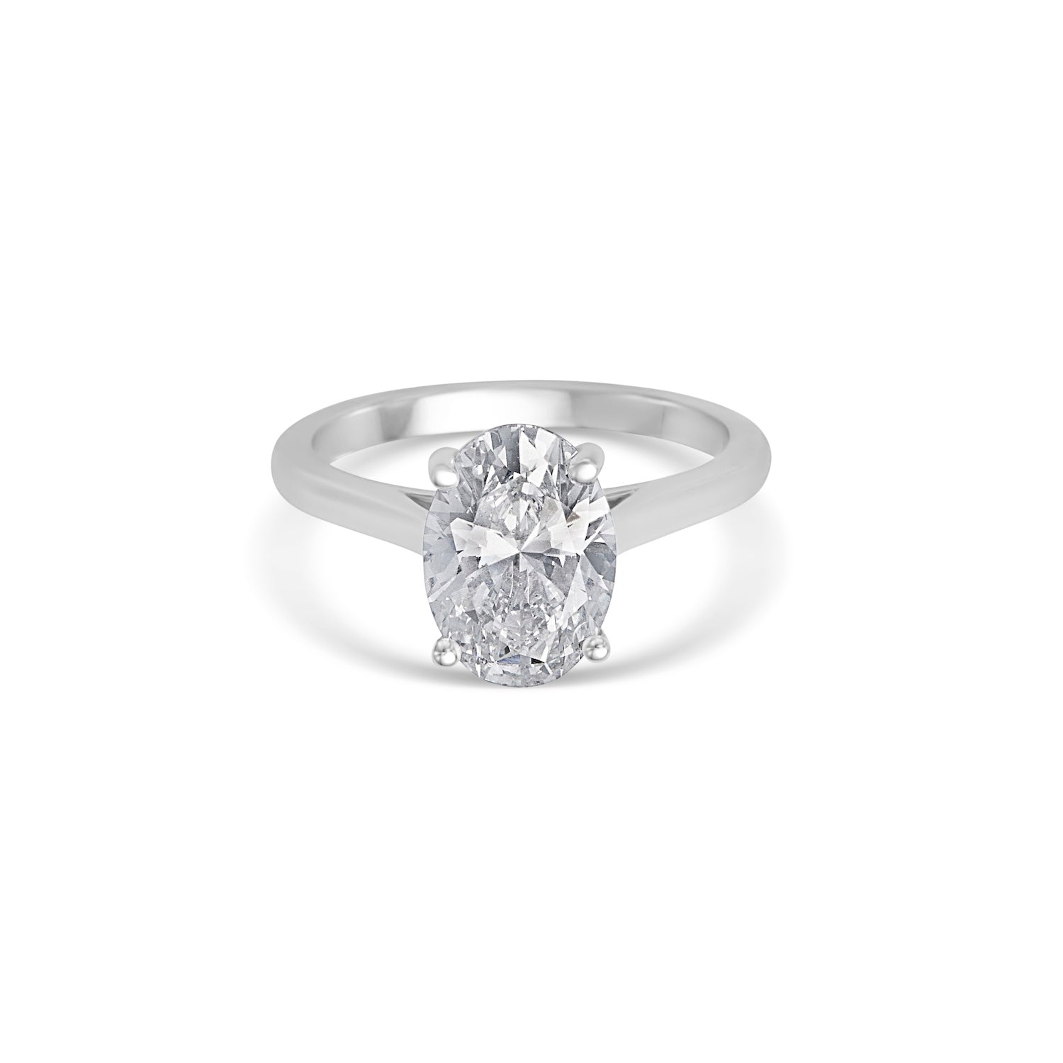 2.49CT Oval Cut Solitaire Engagement Ring