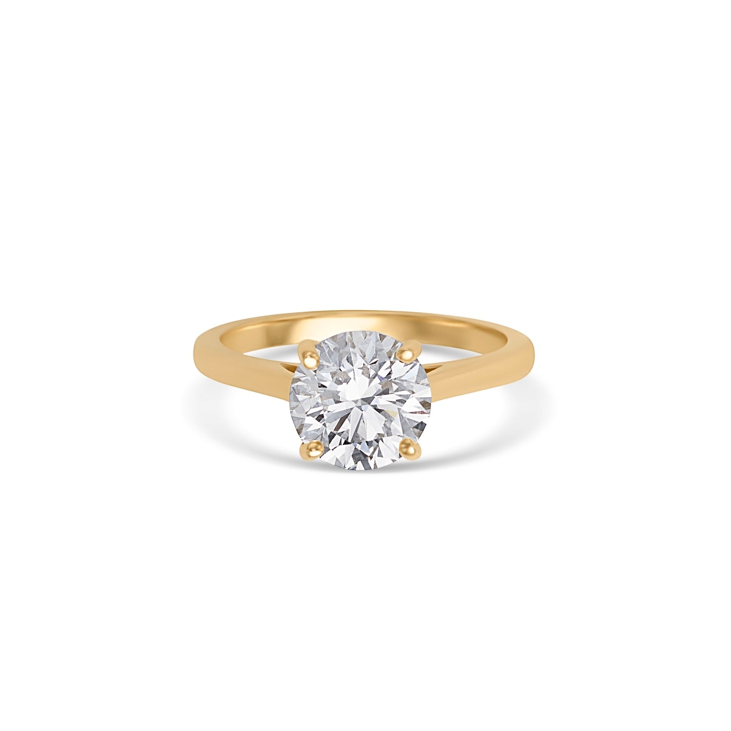 2.07CT Round Brilliant Cut Solitaire Engagement Ring