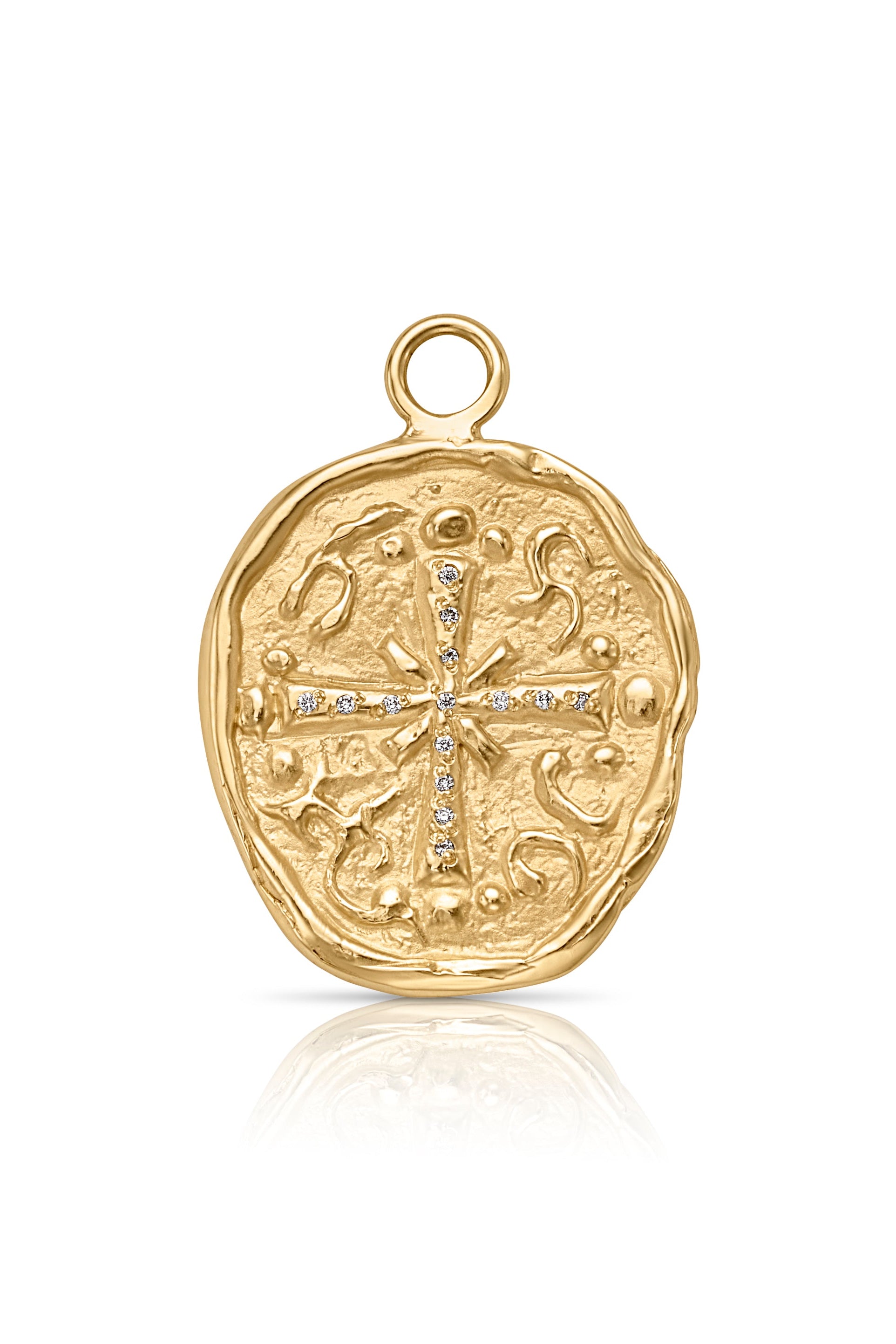 18KY Rachel Cross Coin