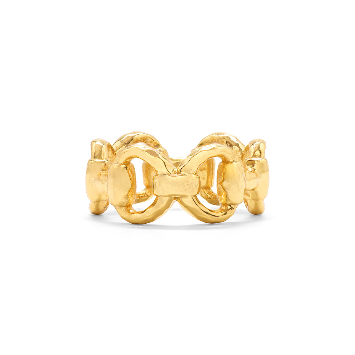 Equestrian Snaffle Bit Ring, Gold