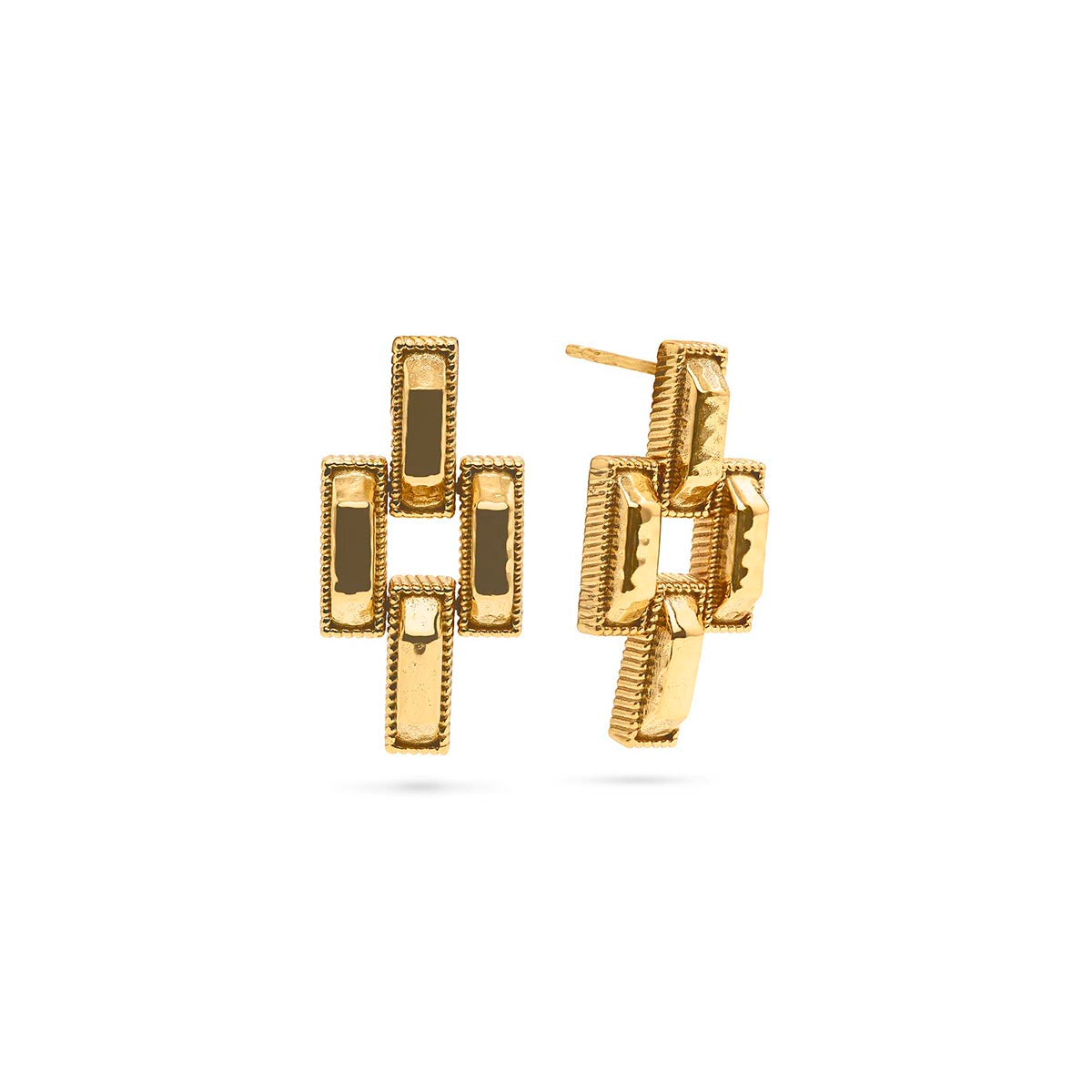 Pathway Post Small Link Earrings