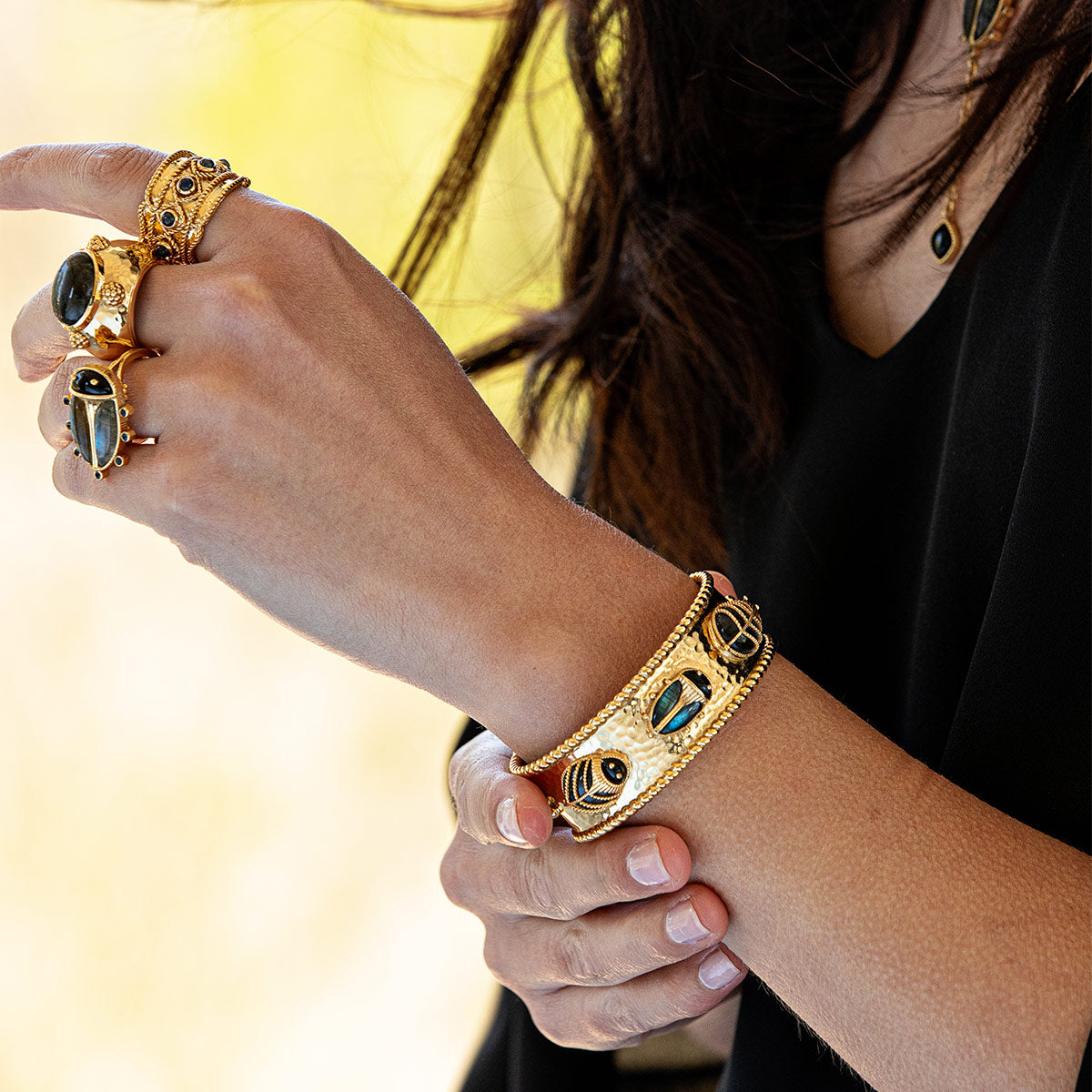 Scarab Family Cuff